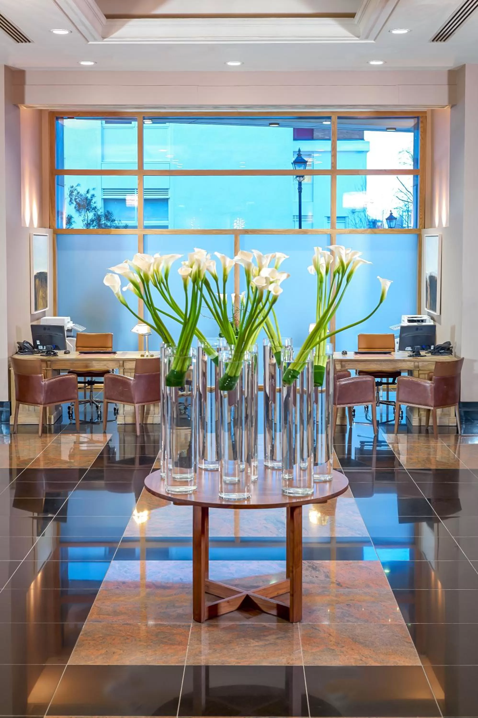 Lobby or reception in The Chelsea Harbour Hotel and Spa