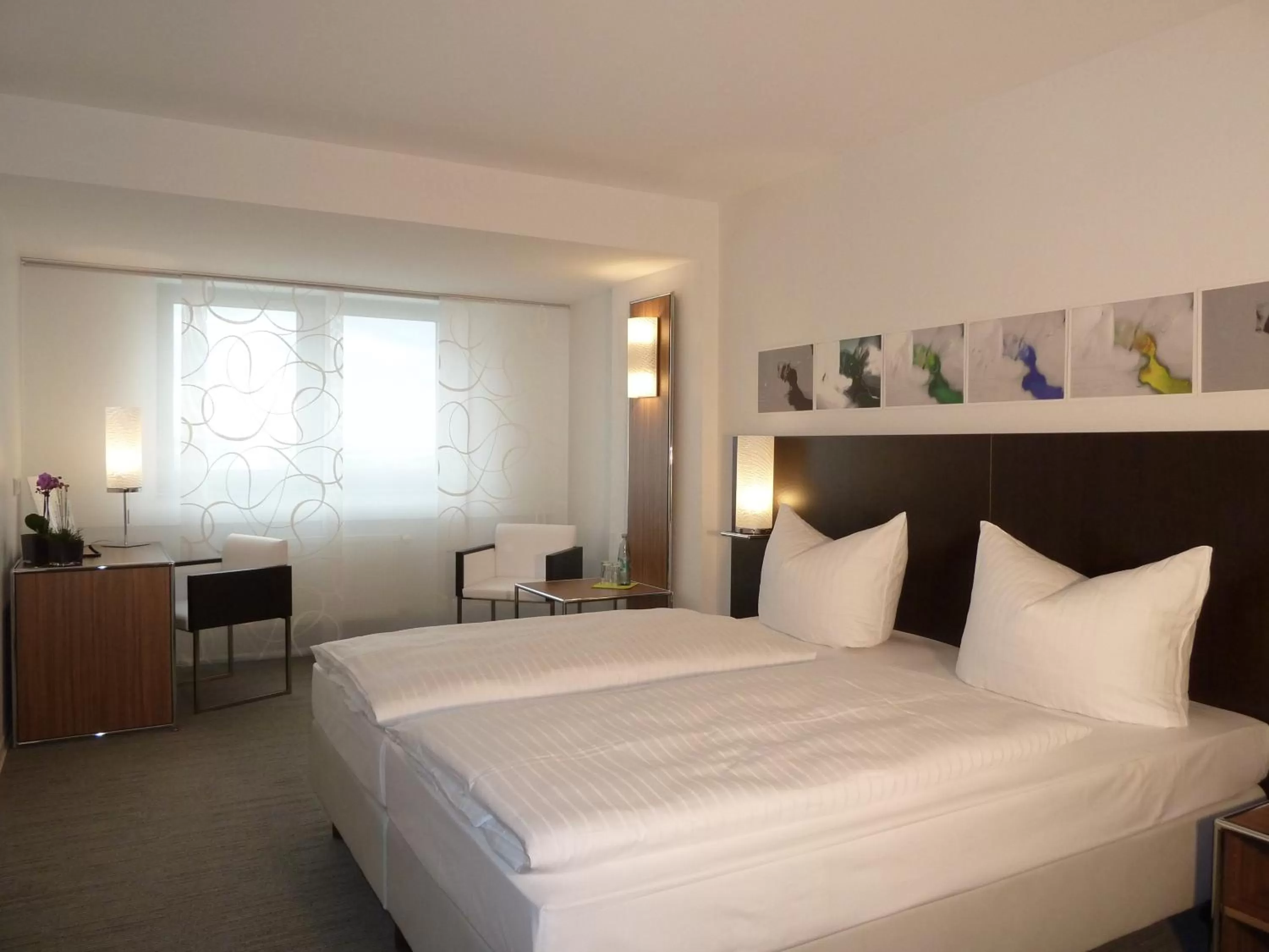 Bed in Panorama Hotel Schweinfurt