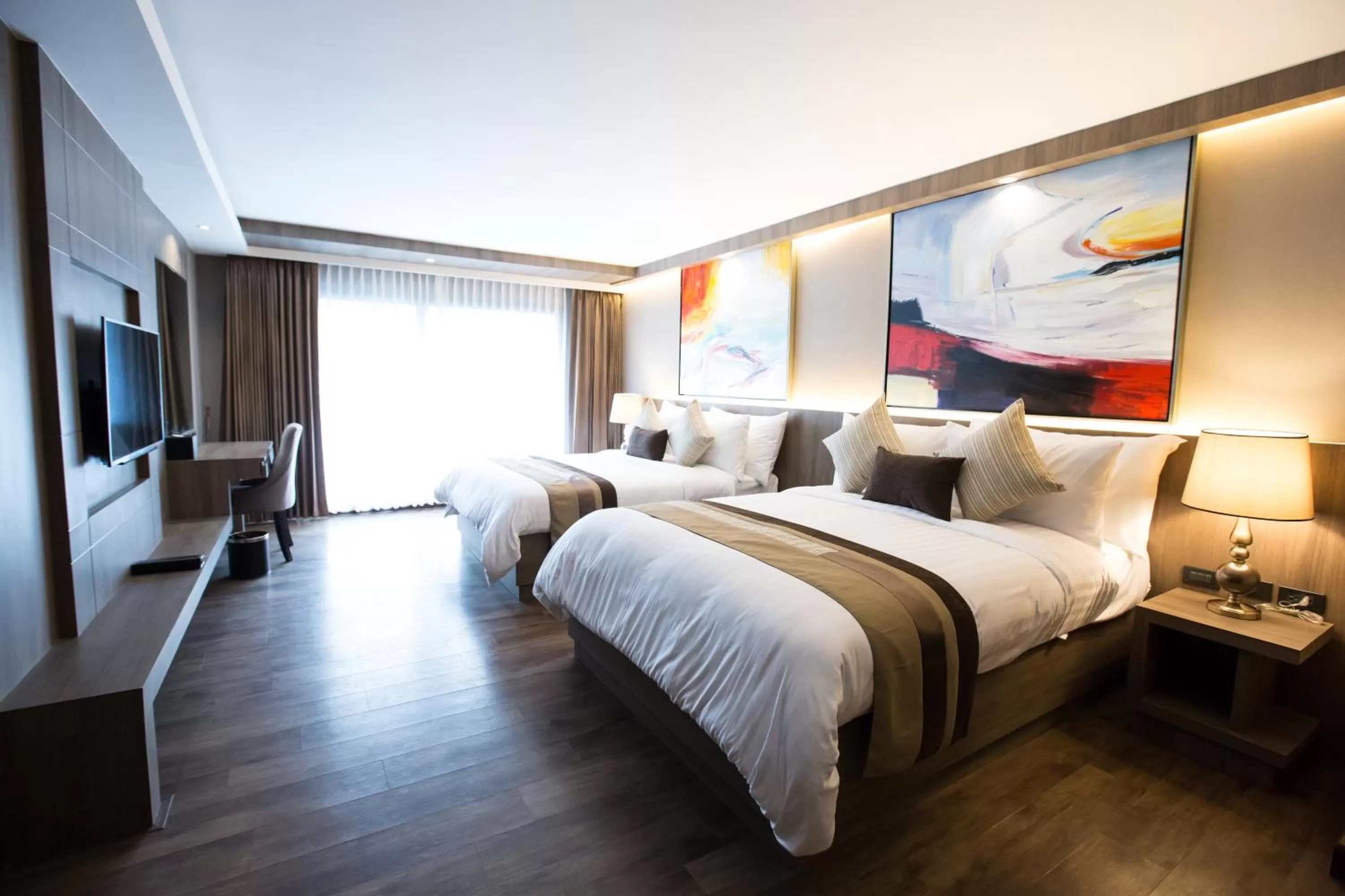 Bedroom, Bed in Arte Hotel - SHA Extra Plus