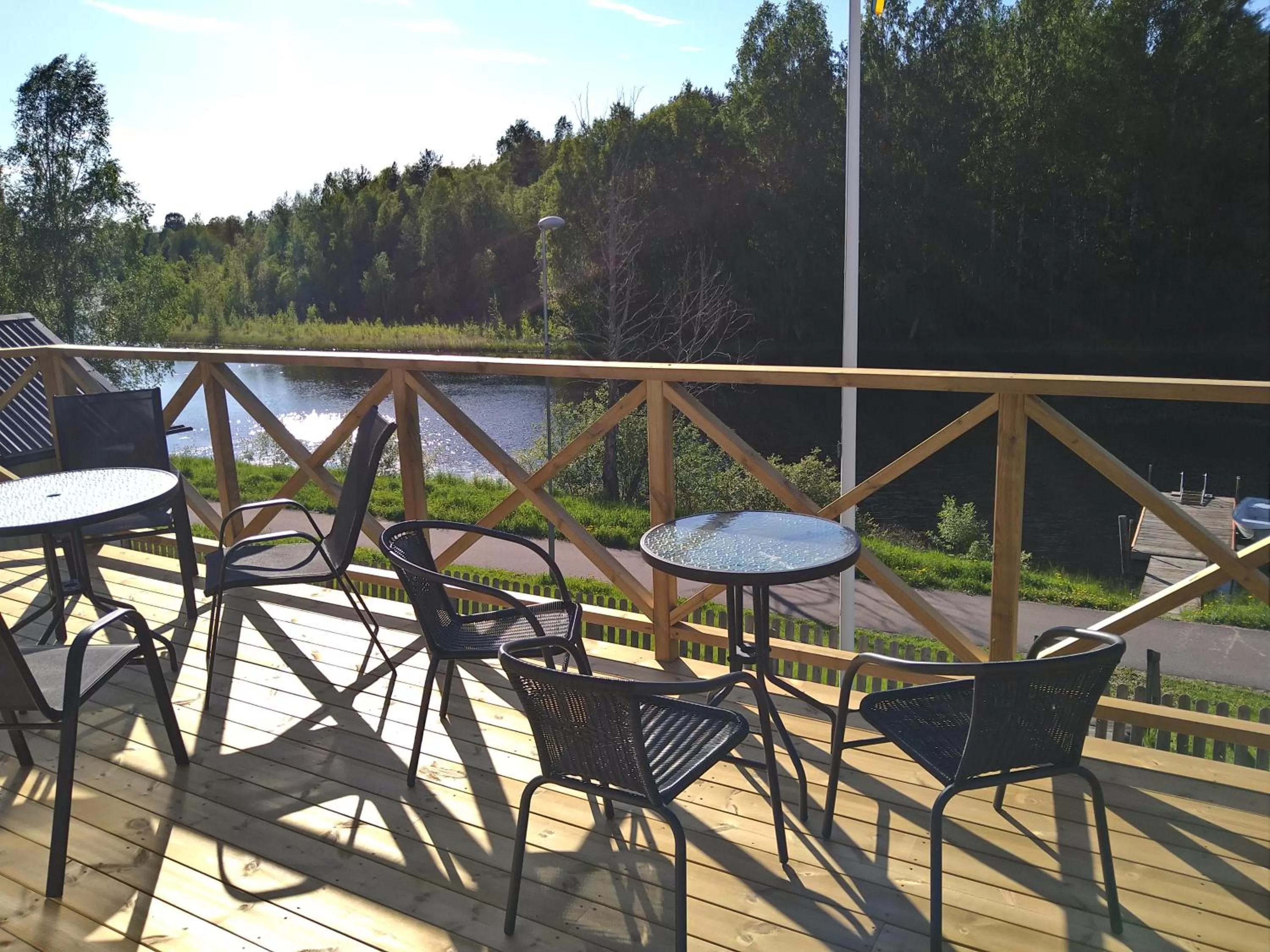 Balcony/Terrace in Hotell Strandvillan B&B