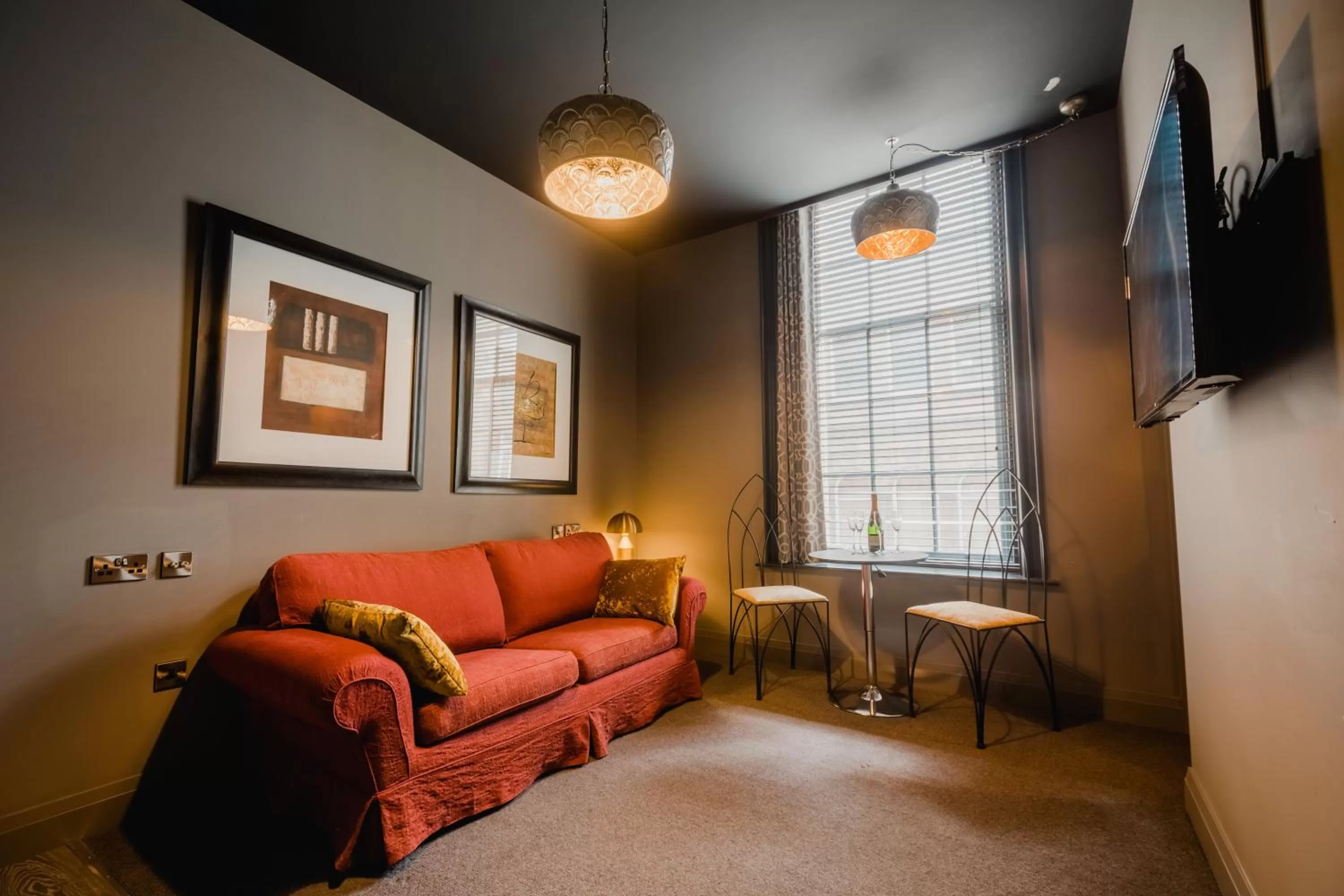 Seating area in Green Ginger House