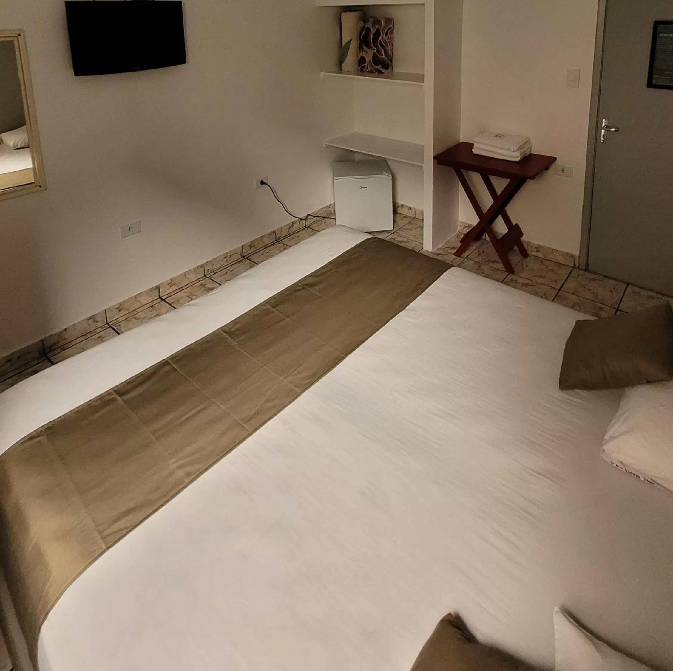 Bed in Hotel Dona Lú