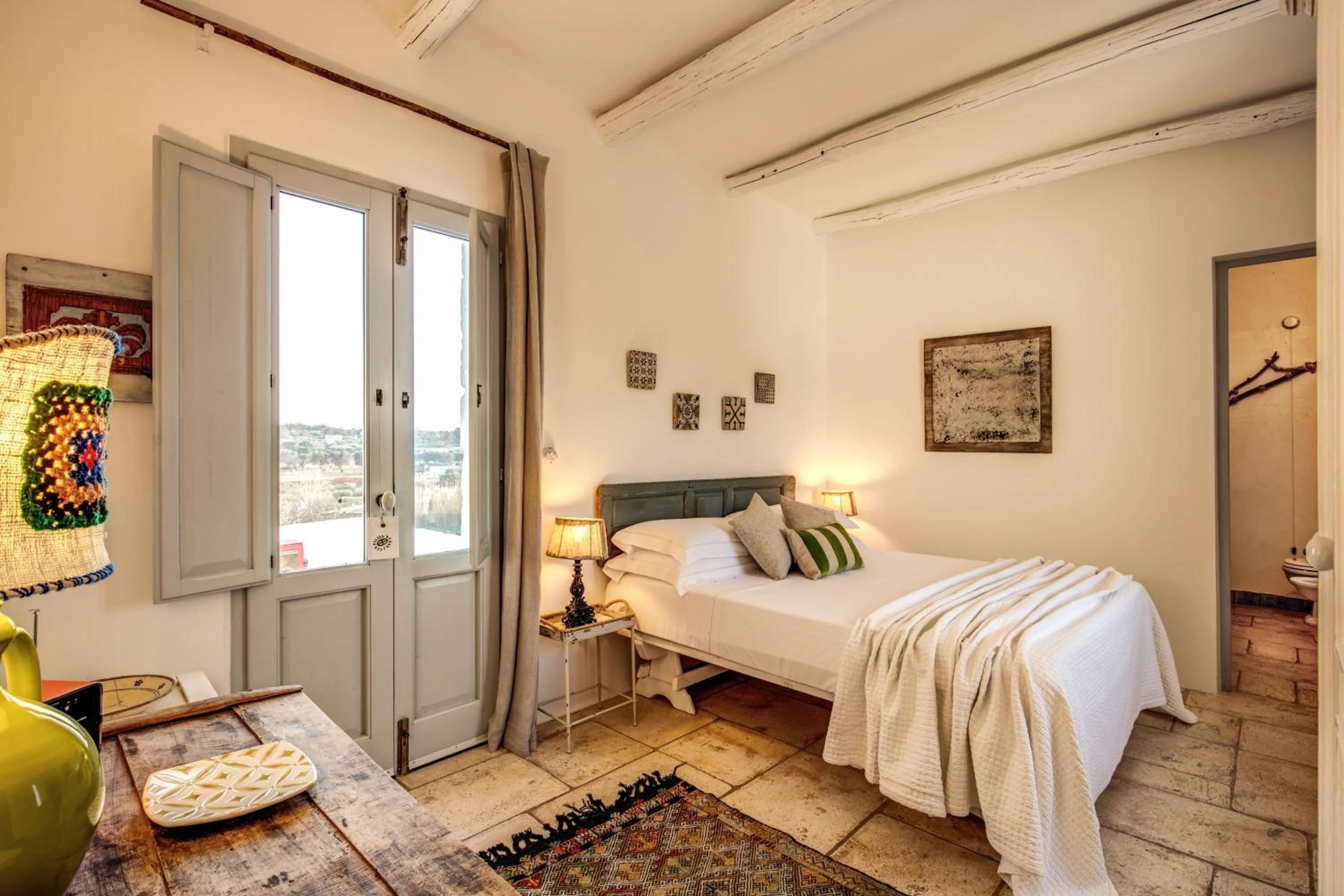 Bed in Masseria Cervarolo