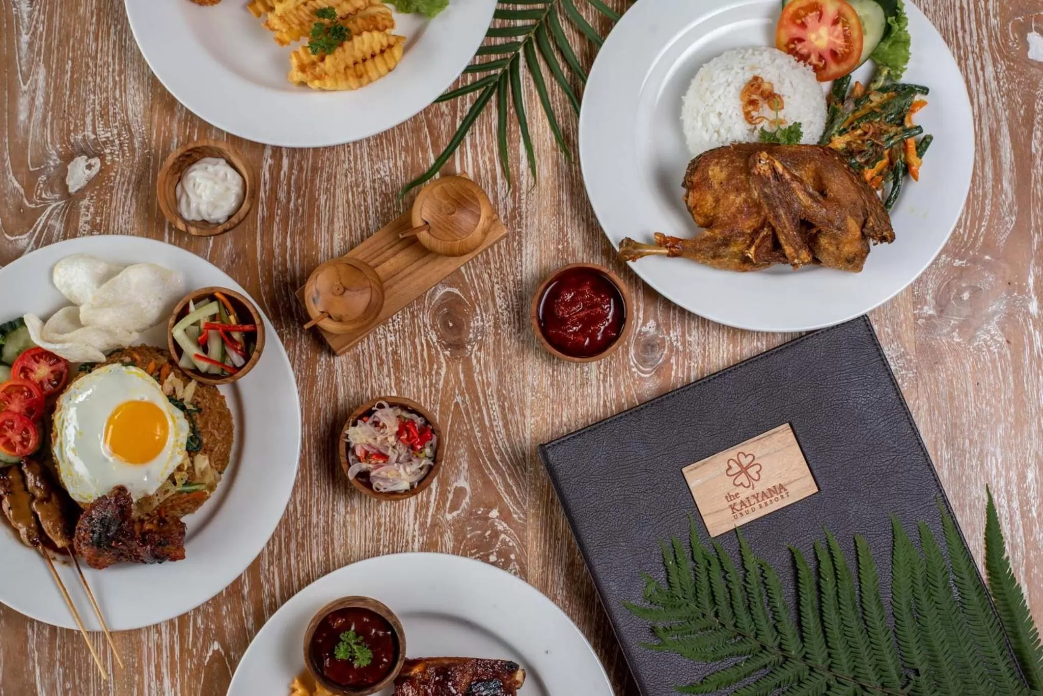 Food and drinks in The Kalyana Ubud Resort