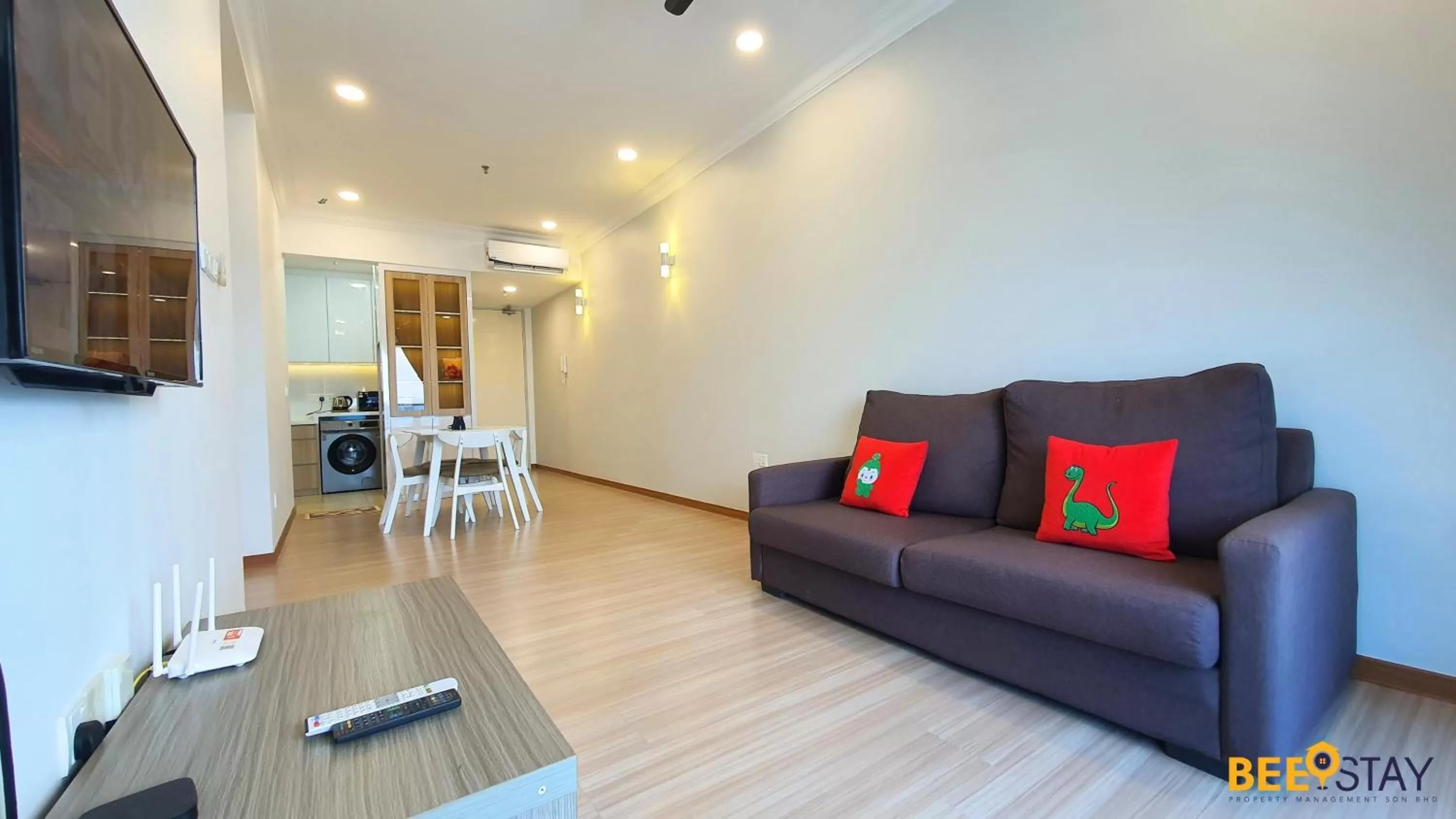 Seating Area in The Wave Suites Melaka by BEESTAY