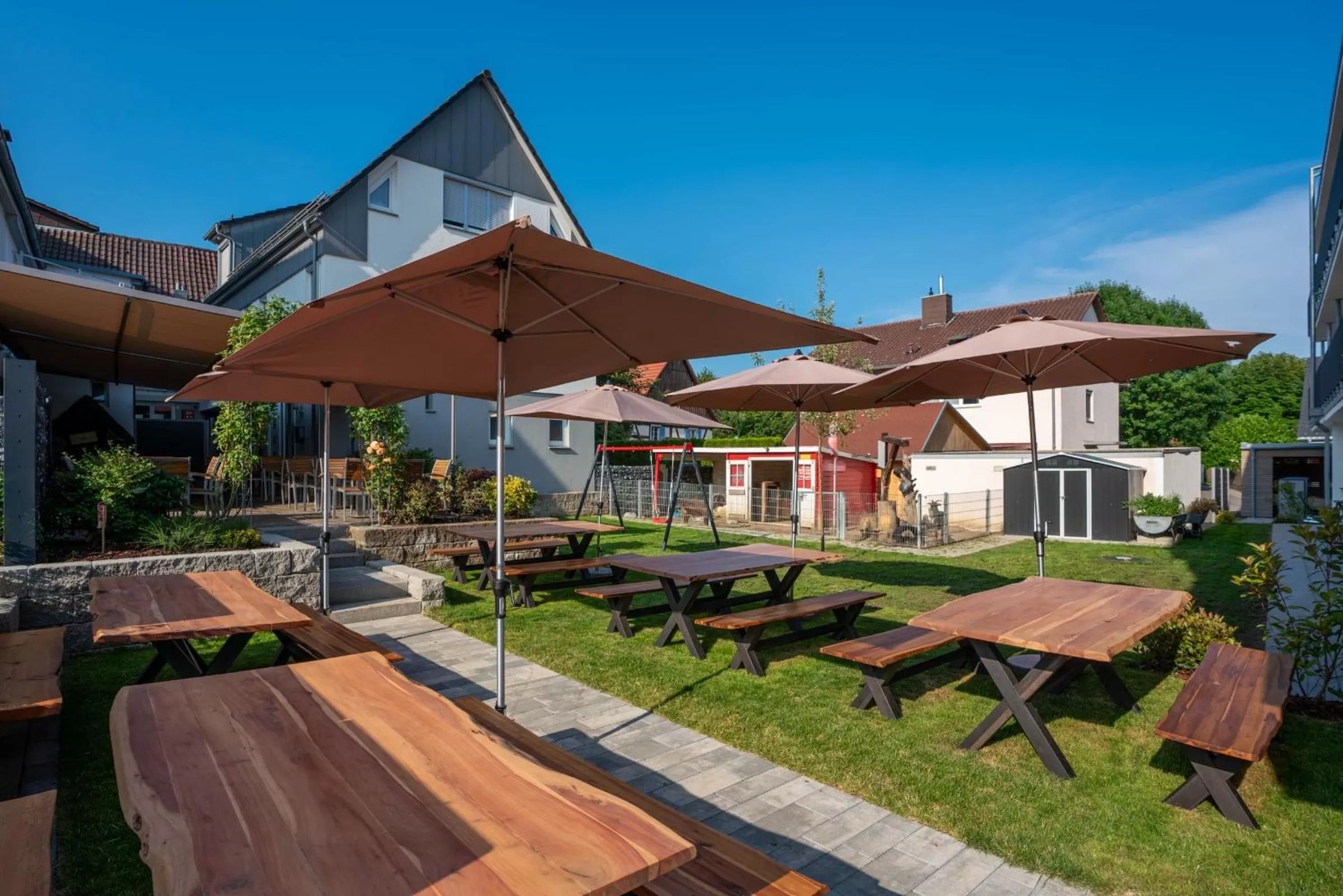 Children play ground, Swimming Pool in Gasthof Hosbein