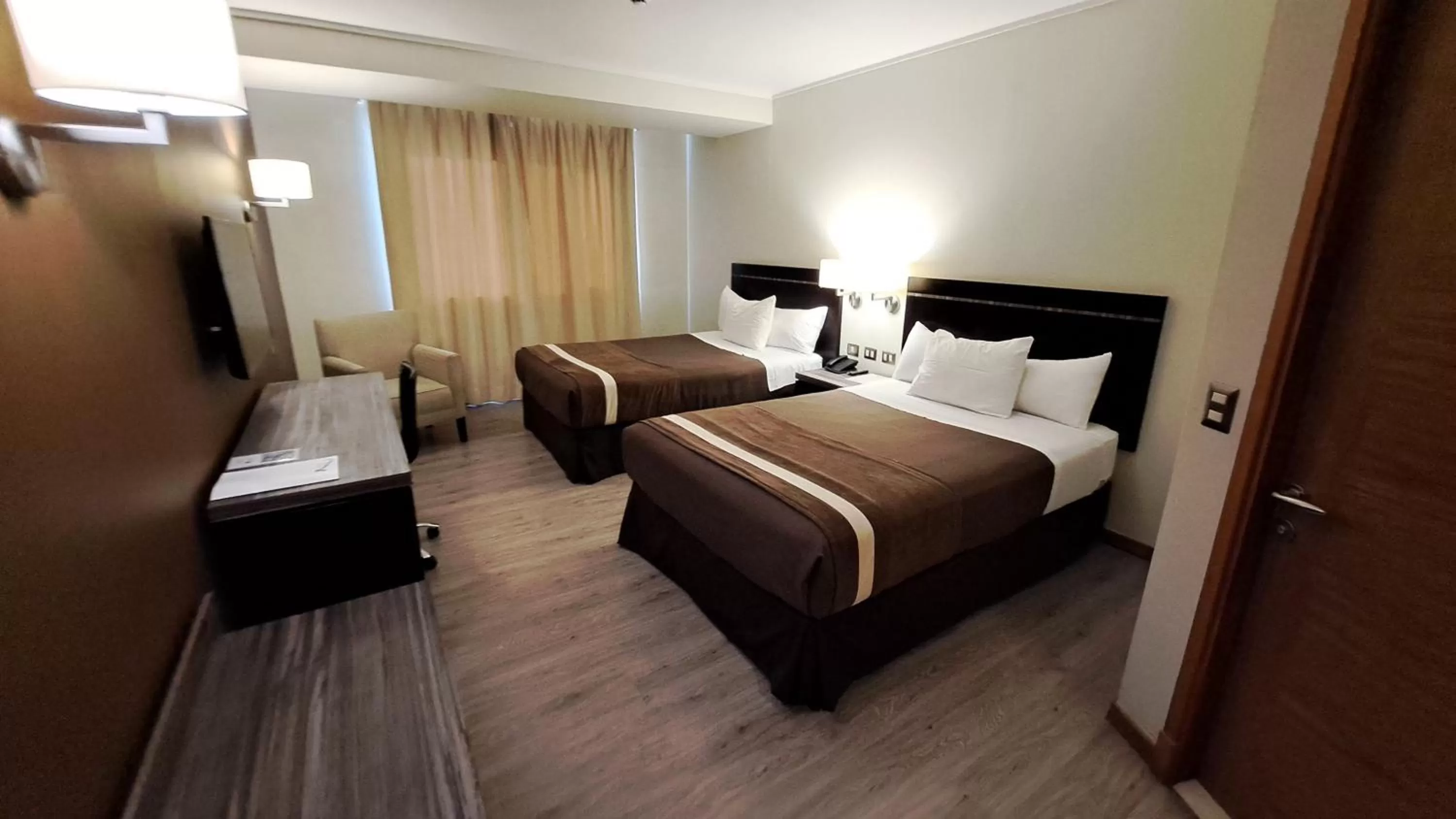 Bed in Hotel Diego de Almagro Curicó