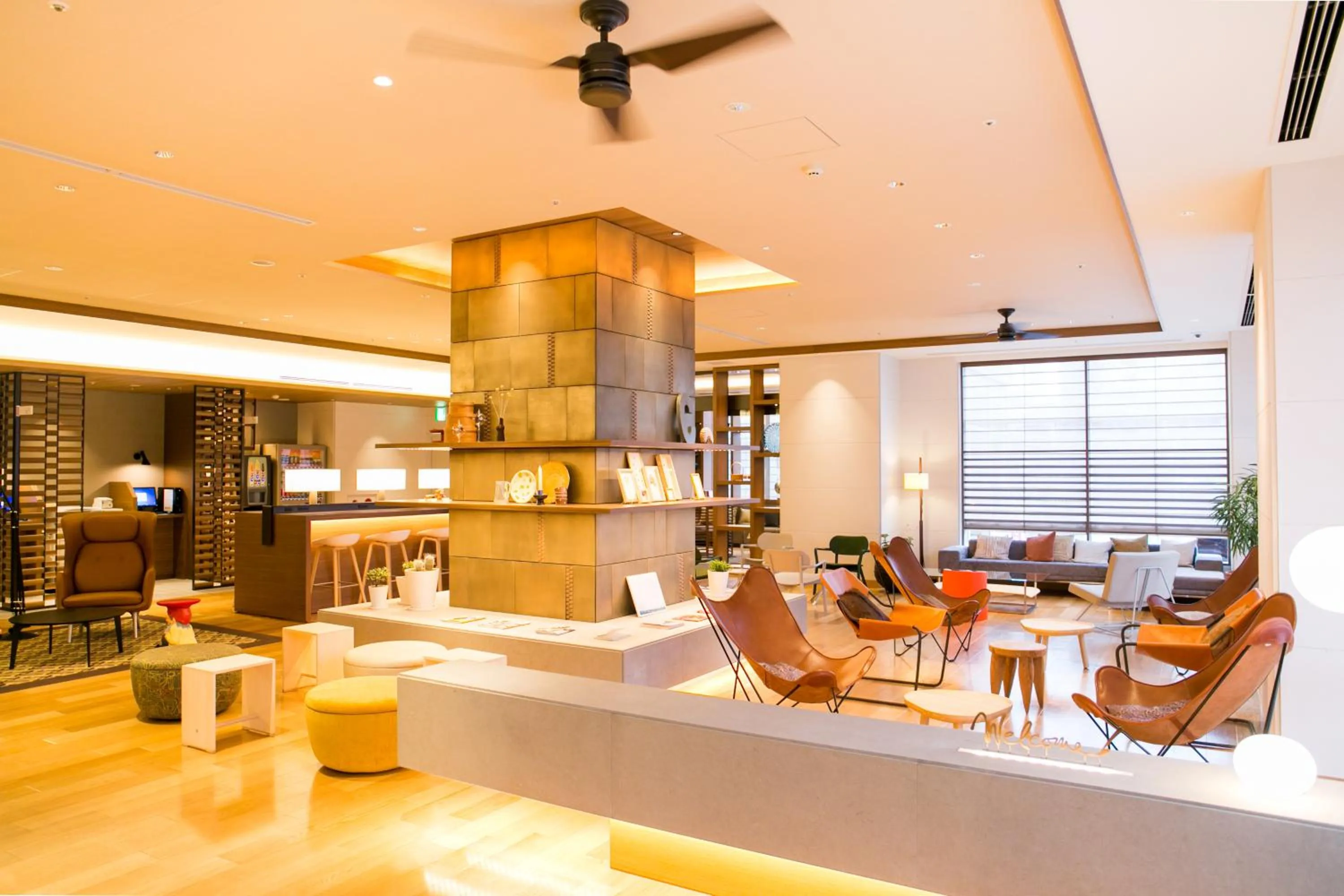 Communal lounge/ TV room in Nishitetsu Hotel Croom Hakata