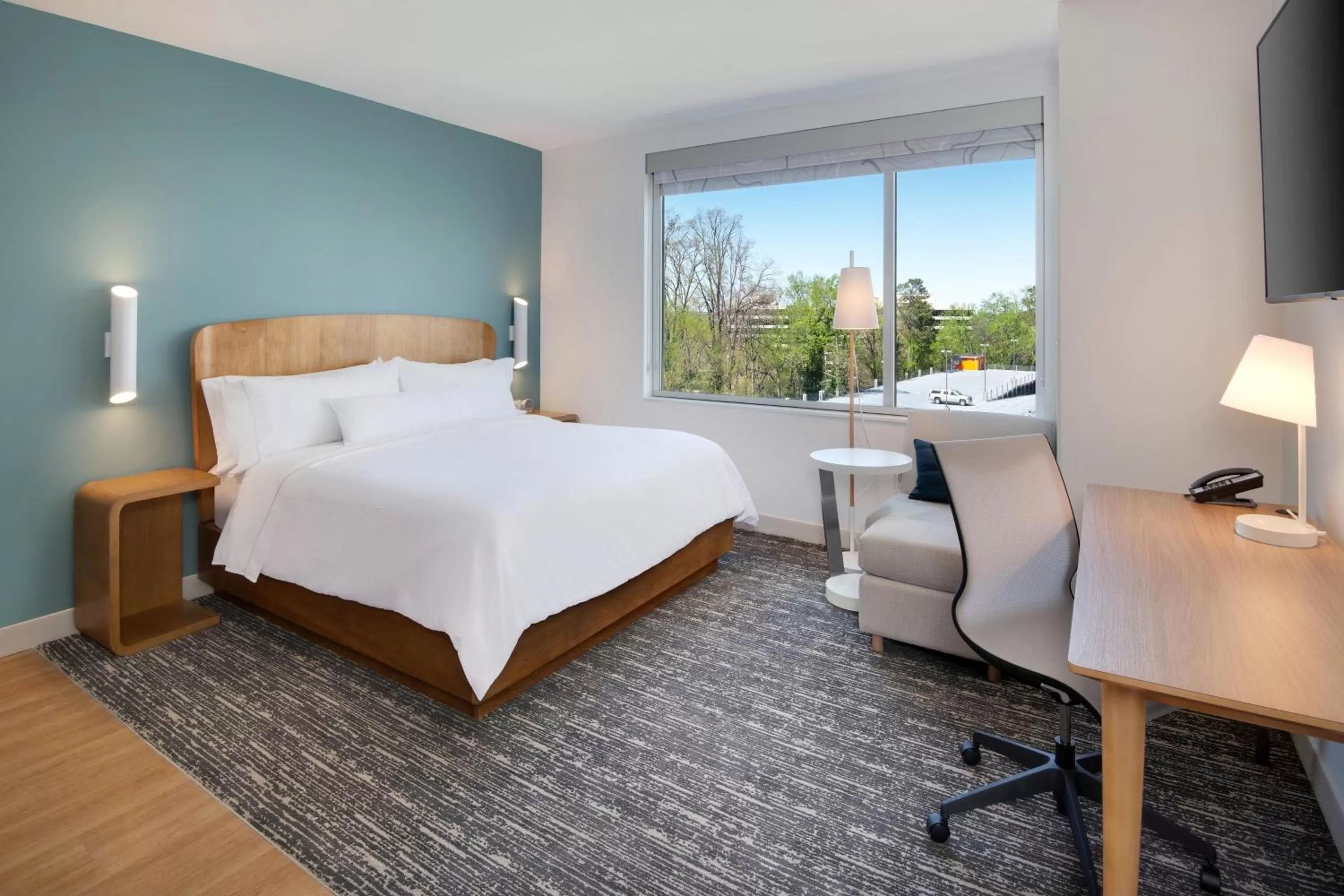 Photo of the whole room, Bed in Element Atlanta Buckhead