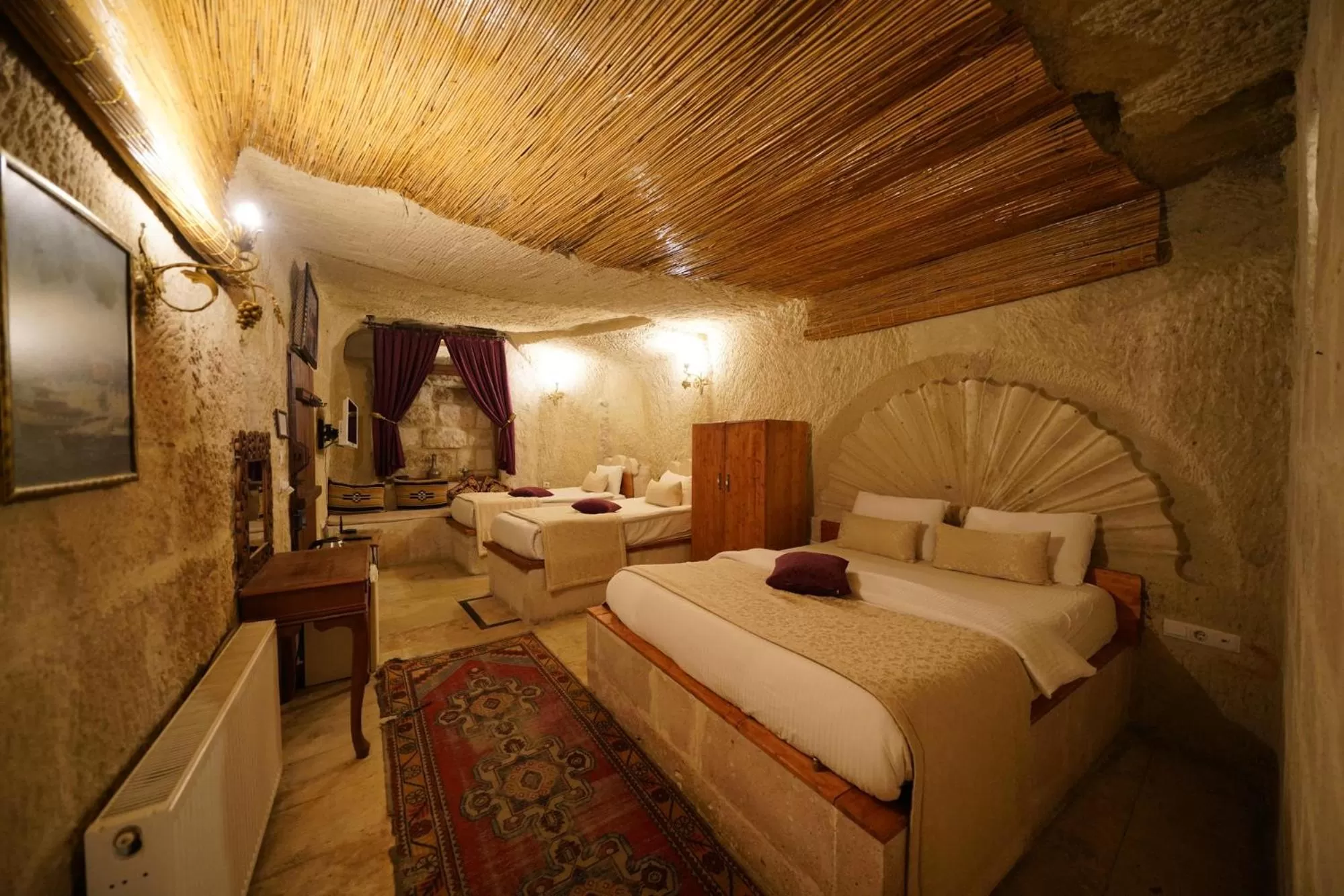 Bed in Cappadocia Nar Cave House & Swimming Pool