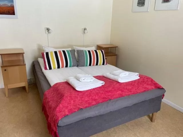 Bed in STF Malmfältens Folkhögskola