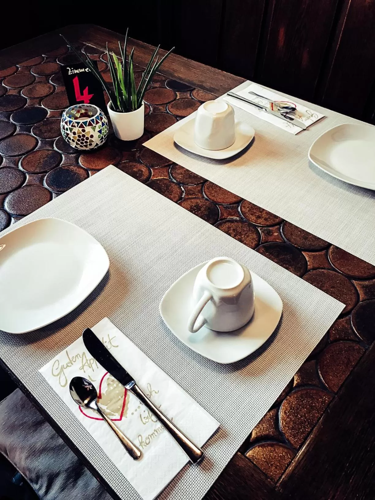Dining area in Brunnenhof Randersacker - das kleine Hotel