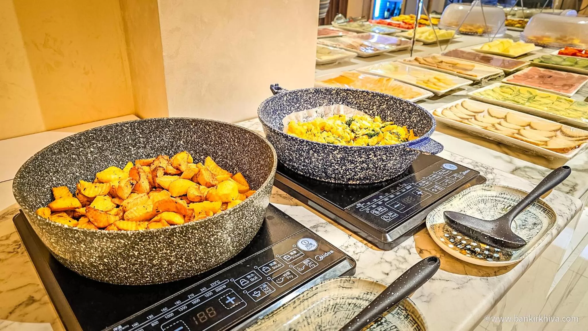 Breakfast, Food in Hotel Bankir Khiva