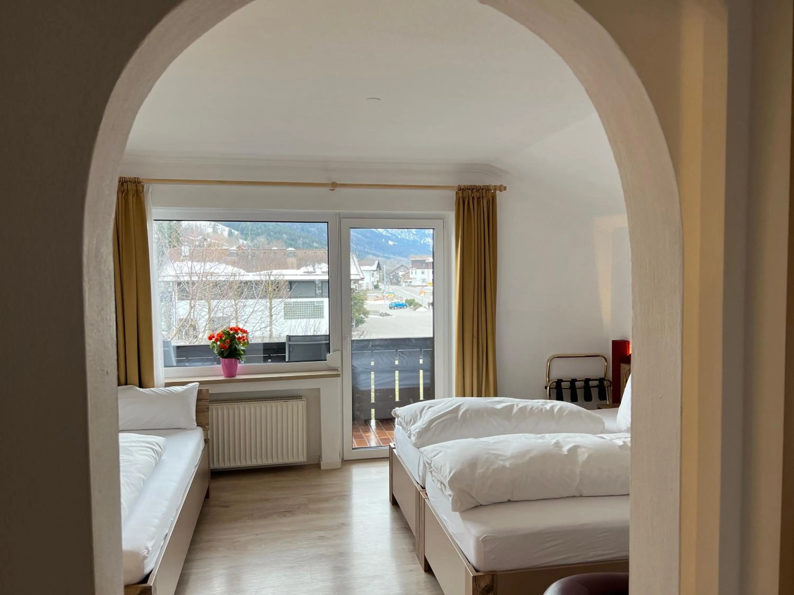 Bedroom, Bed in Alpchalet Schwanstein
