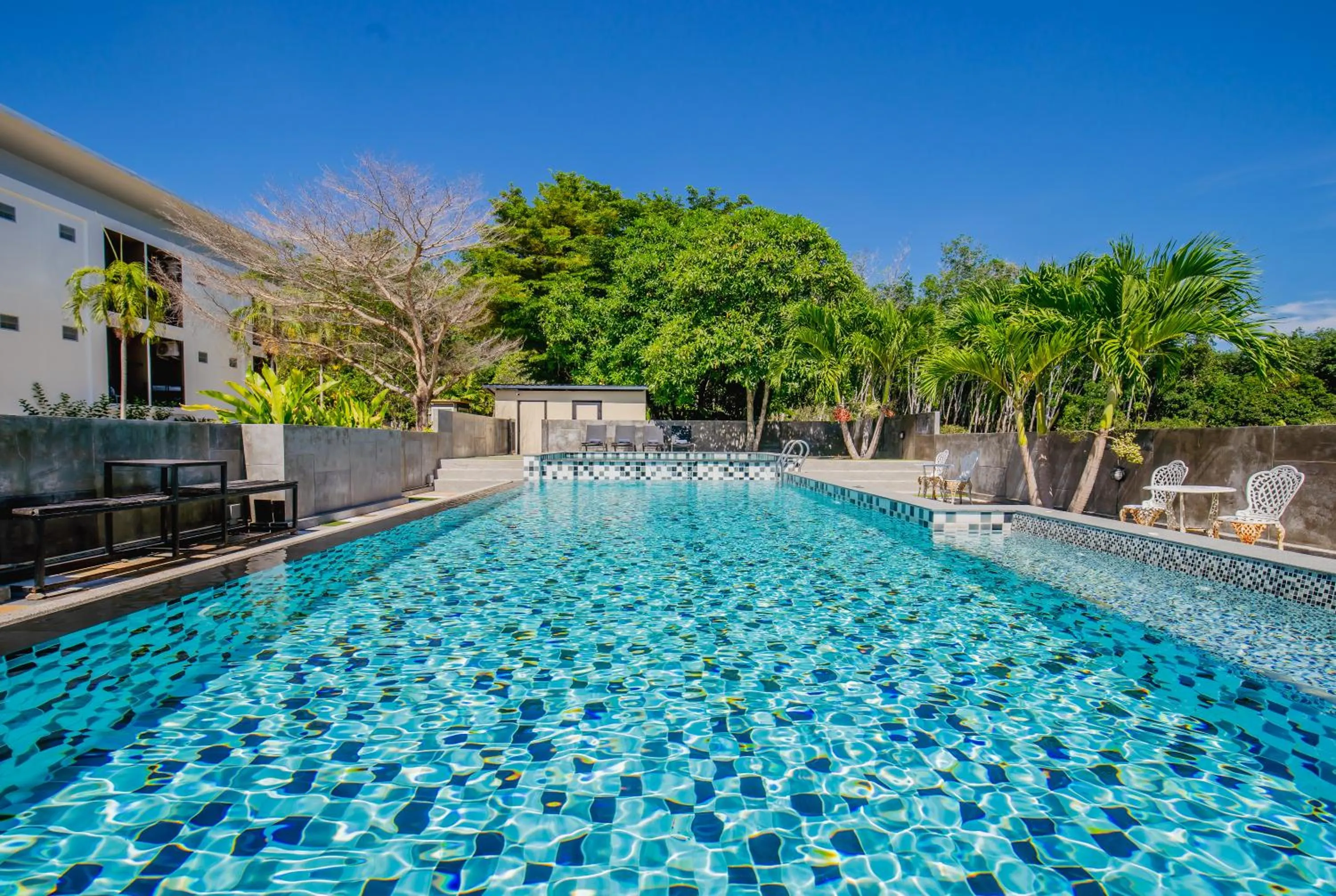Swimming pool in The Rubber Hotel Phuket