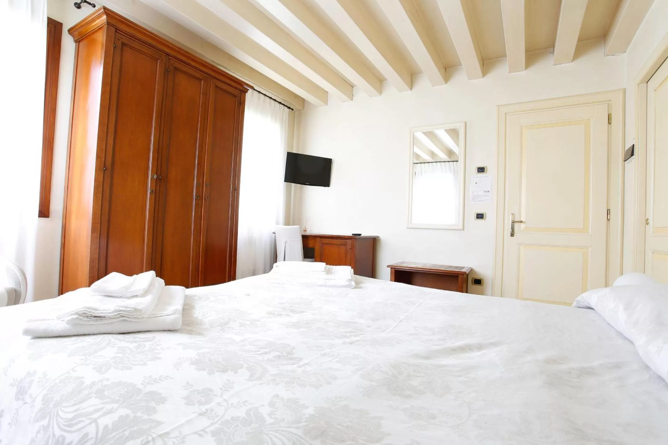 Bed in Relais Villa Selvatico