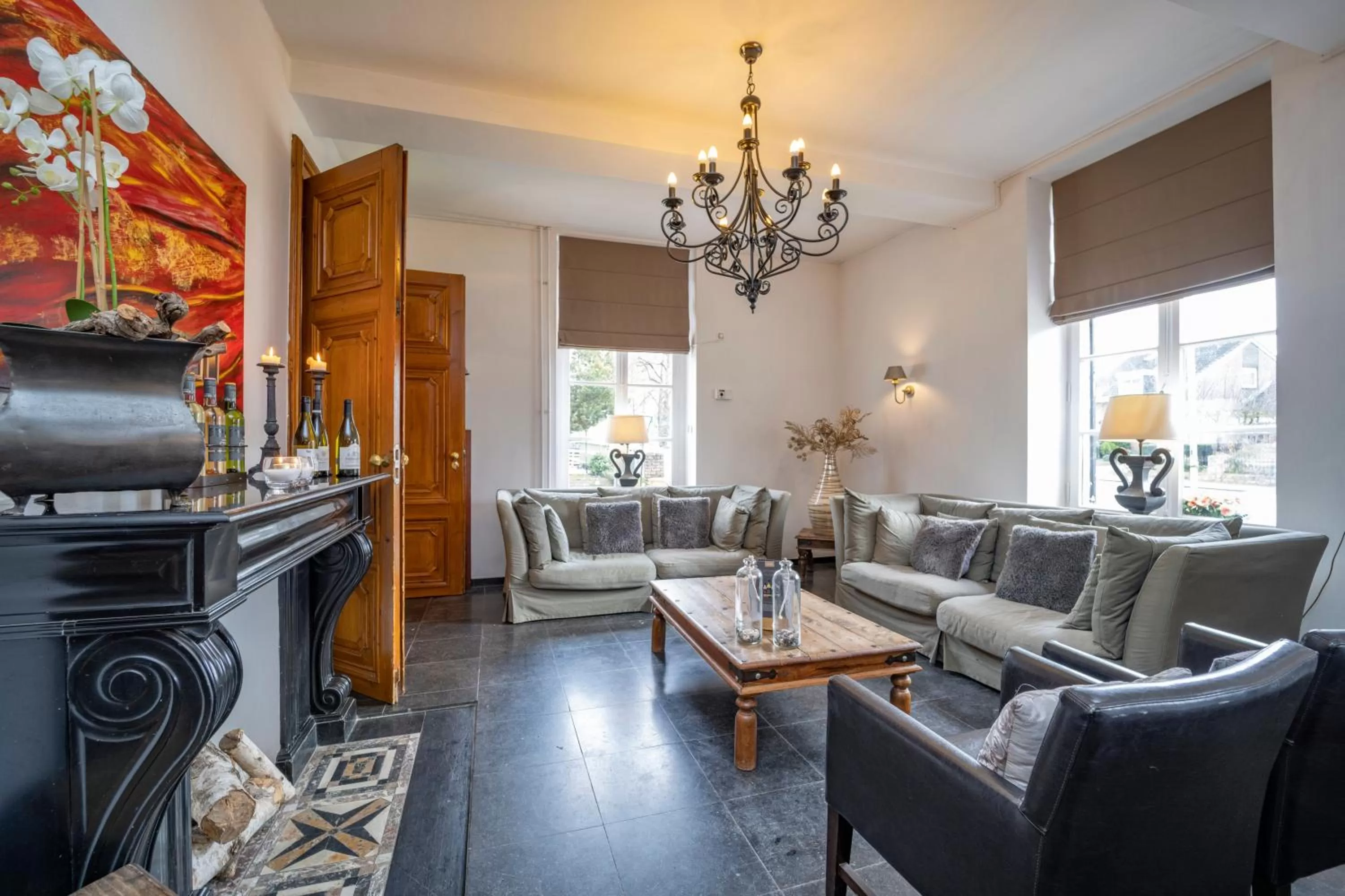 Living room in Fletcher Hotel Restaurant De Burghoeve