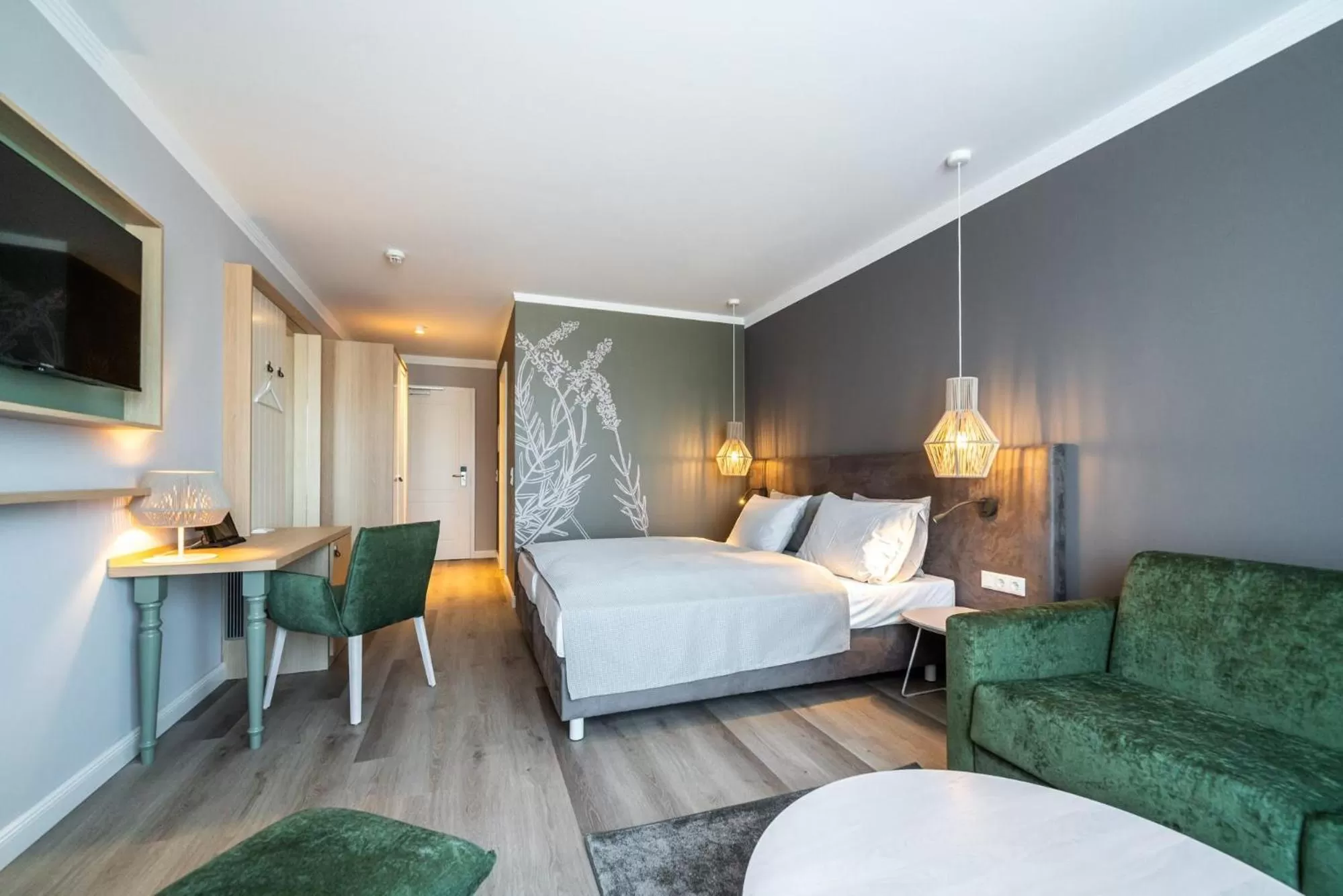 Photo of the whole room, Bed in Landhotel Rittmeister & Kräuter-SPA Adults Only