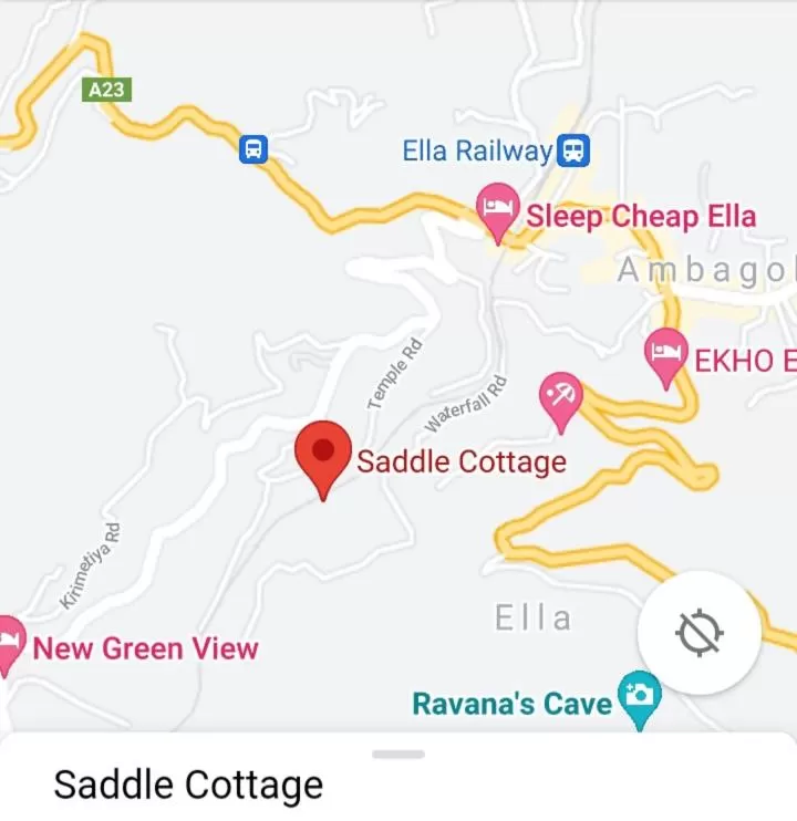 Bird's-eye View in Saddle Cottage