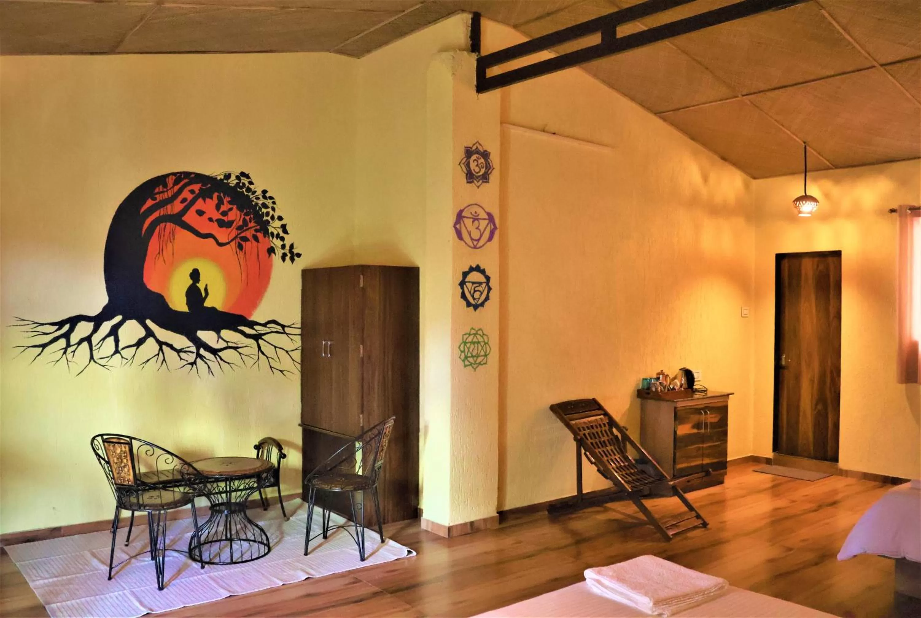 Seating area in Saveda Farm & Cottages