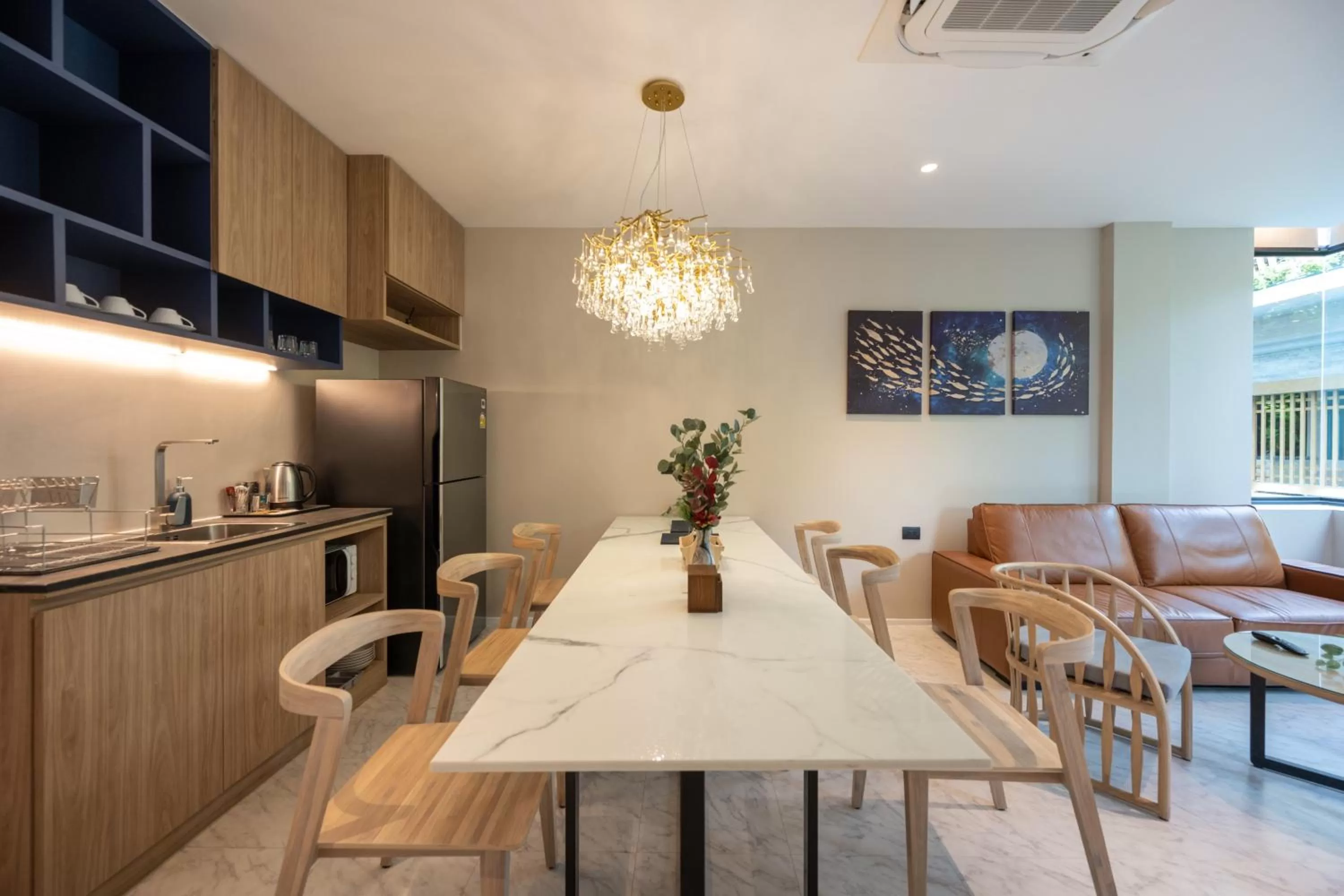 Living room in SHAN Villas Sukhumvit ฌานวิลล่า สุขุมวิท