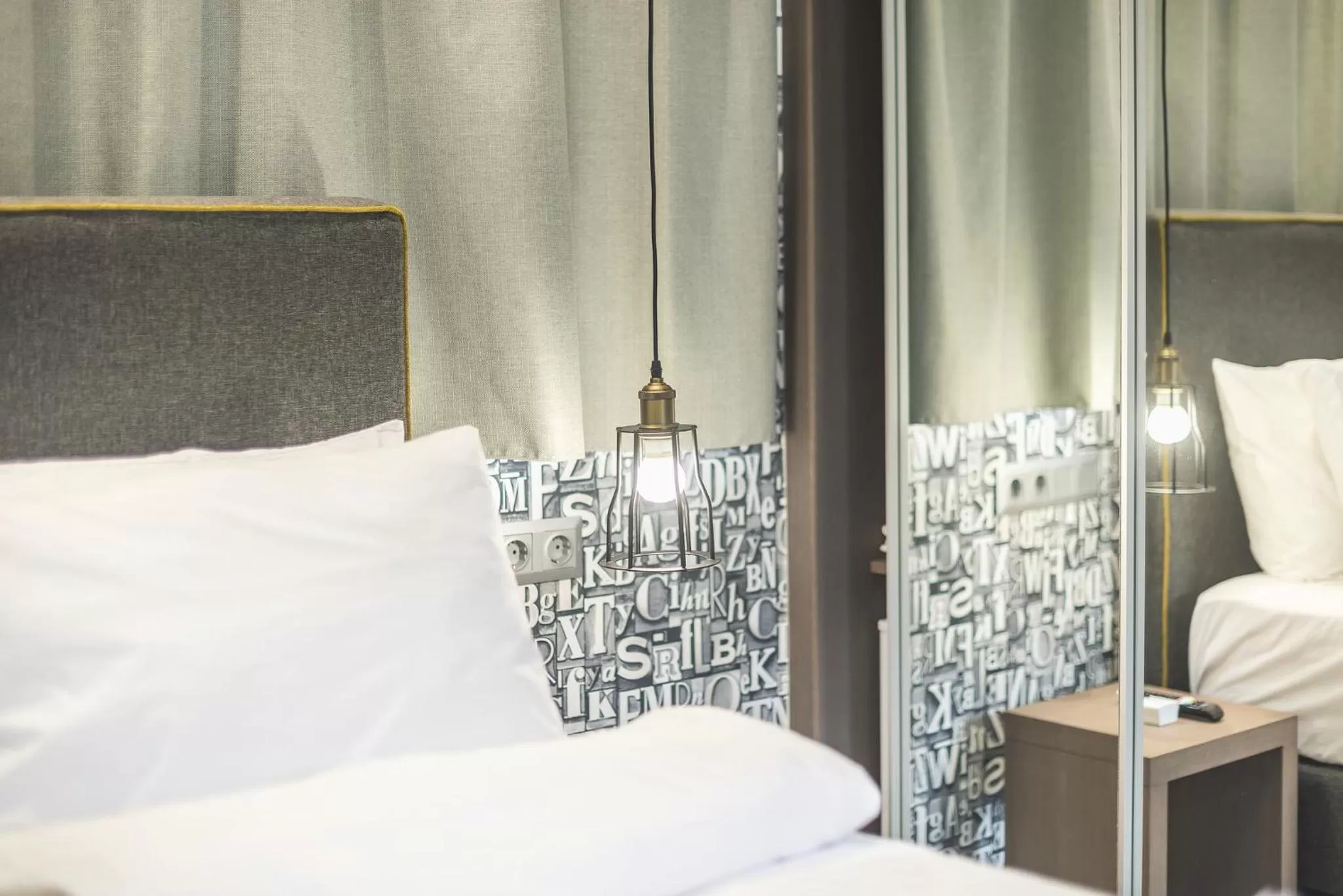 Bed in Athens Lights