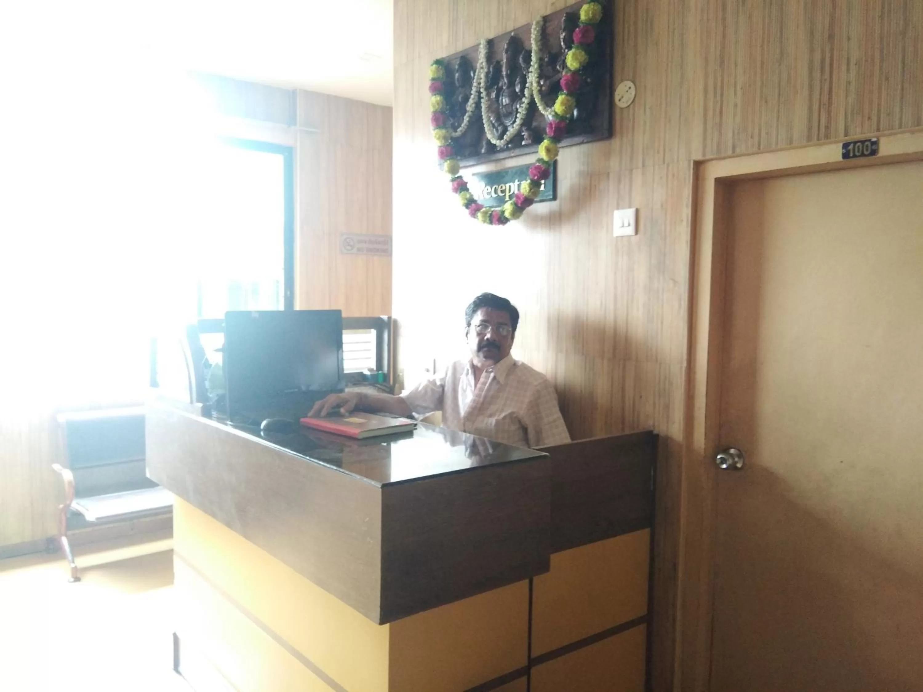 Lobby or reception, Lobby/Reception in Sri Saraswathi Lodge