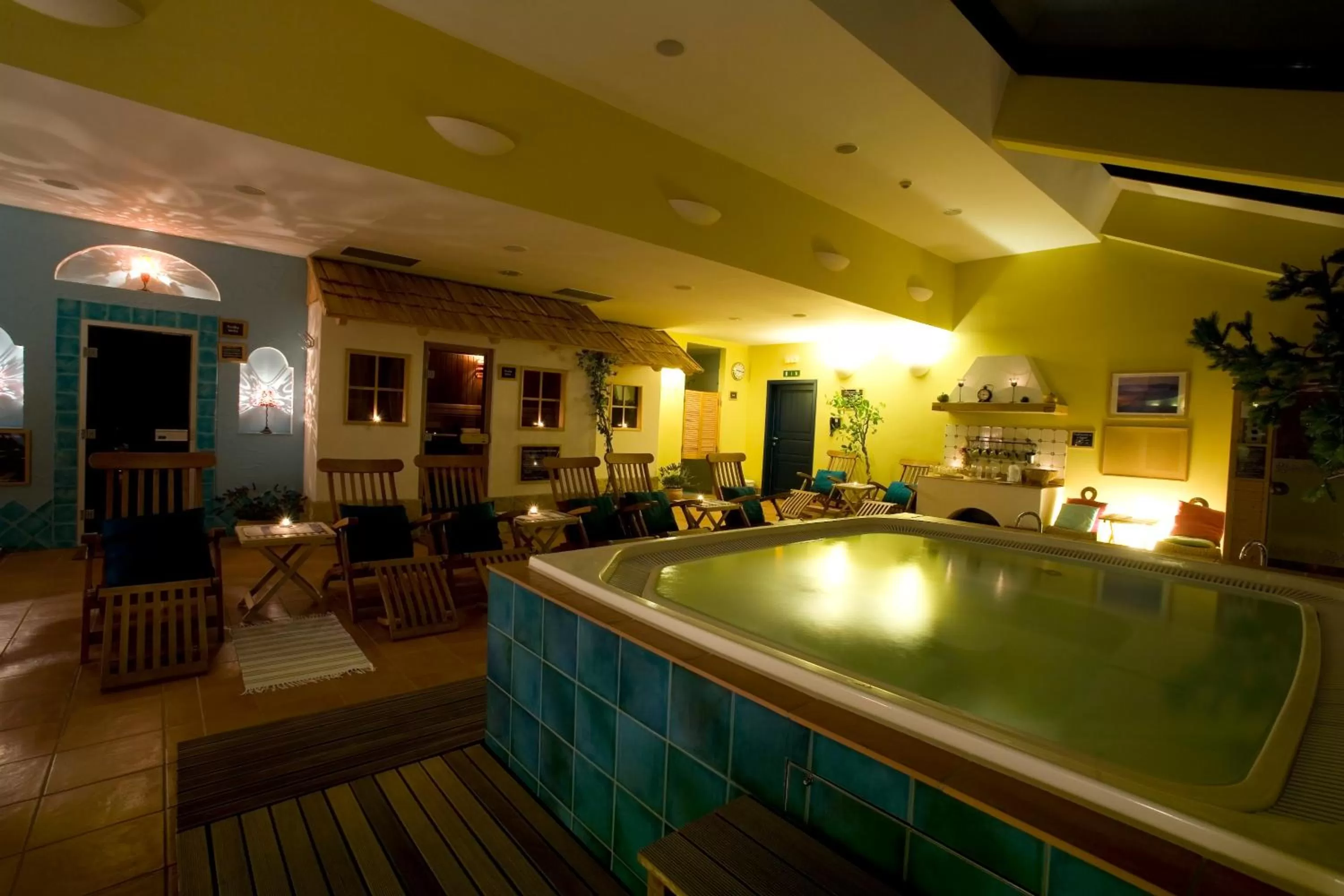 Hot Tub in Bohinj Eco Hotel