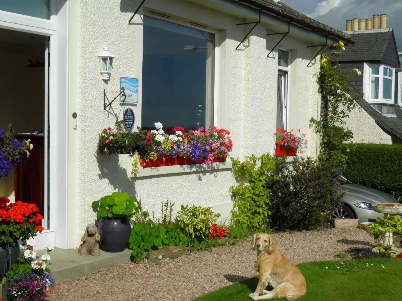 Facade/entrance in No12 Bed and Breakfast, St Andrews