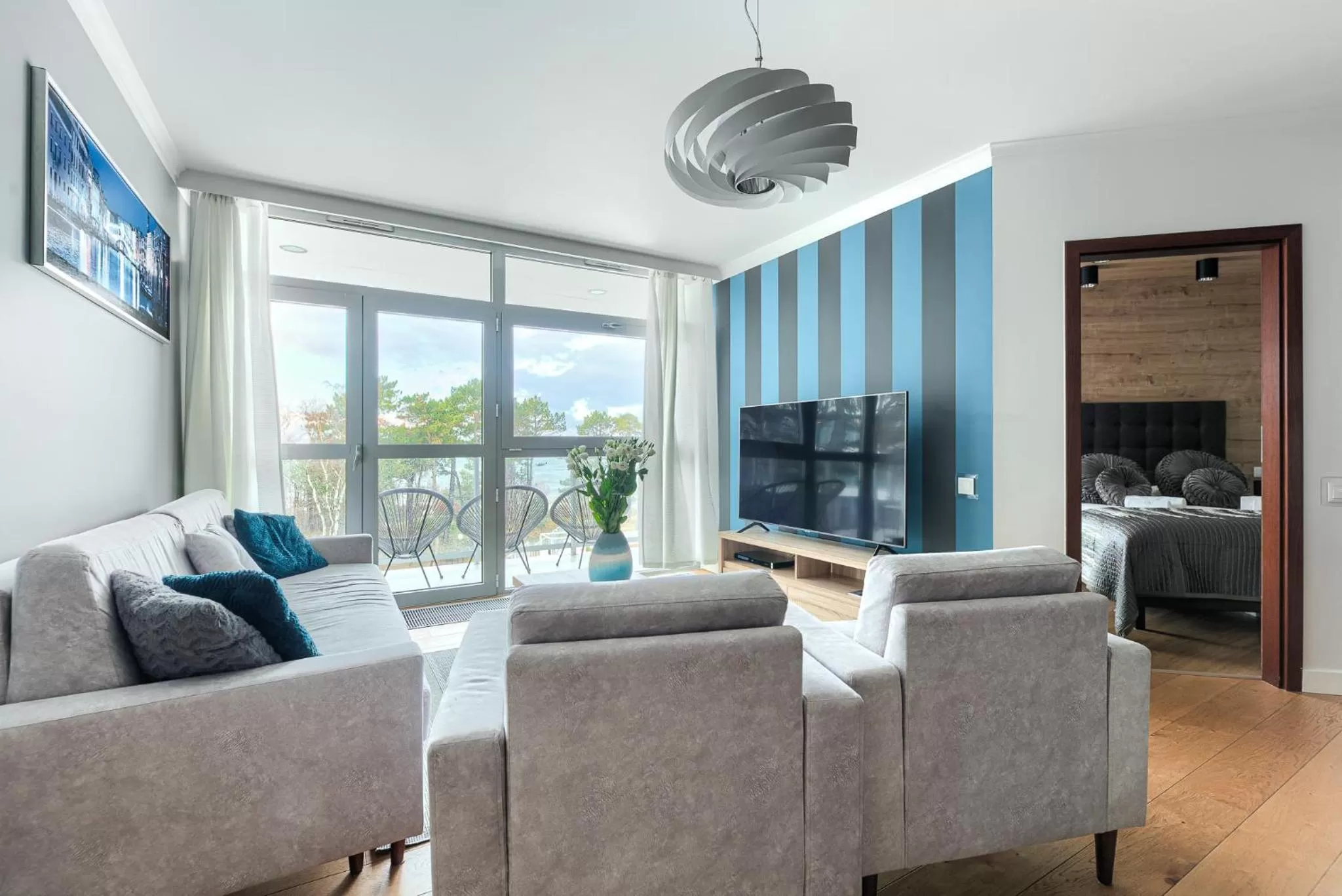 Communal lounge/ TV room in Dune Resort Mielno - A