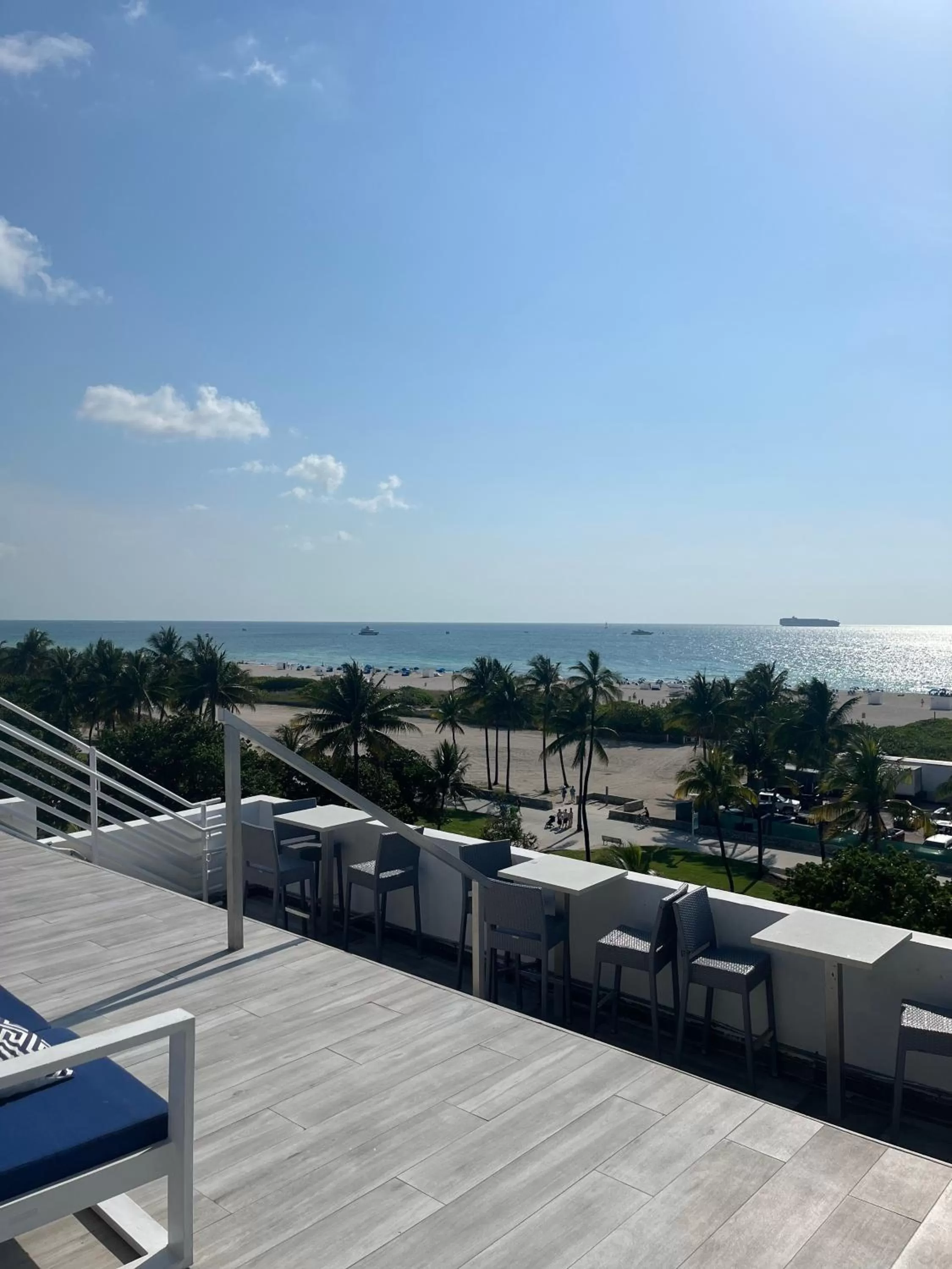Sea view in Suites at The Strand on Ocean Drive