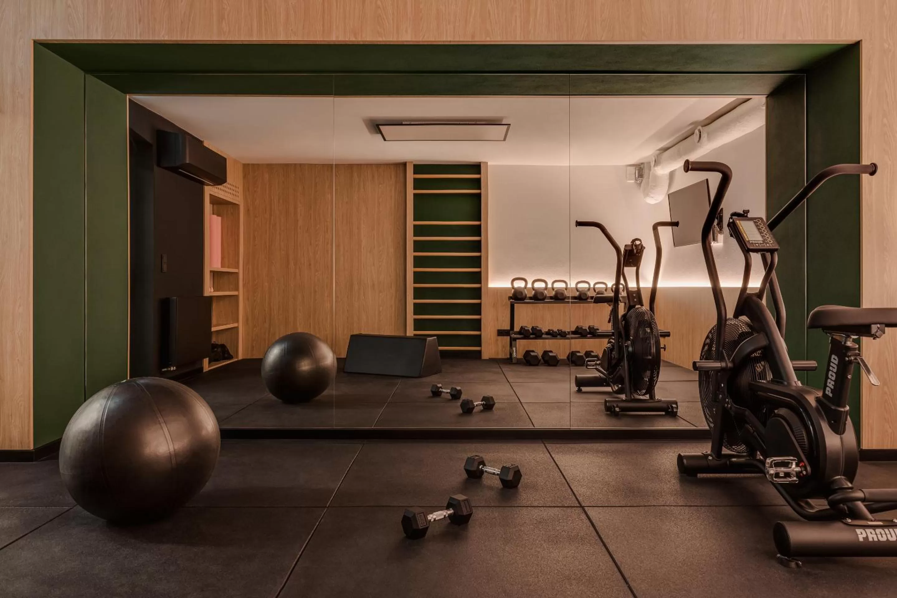 Fitness centre/facilities in PLANTONIA Aparthotel