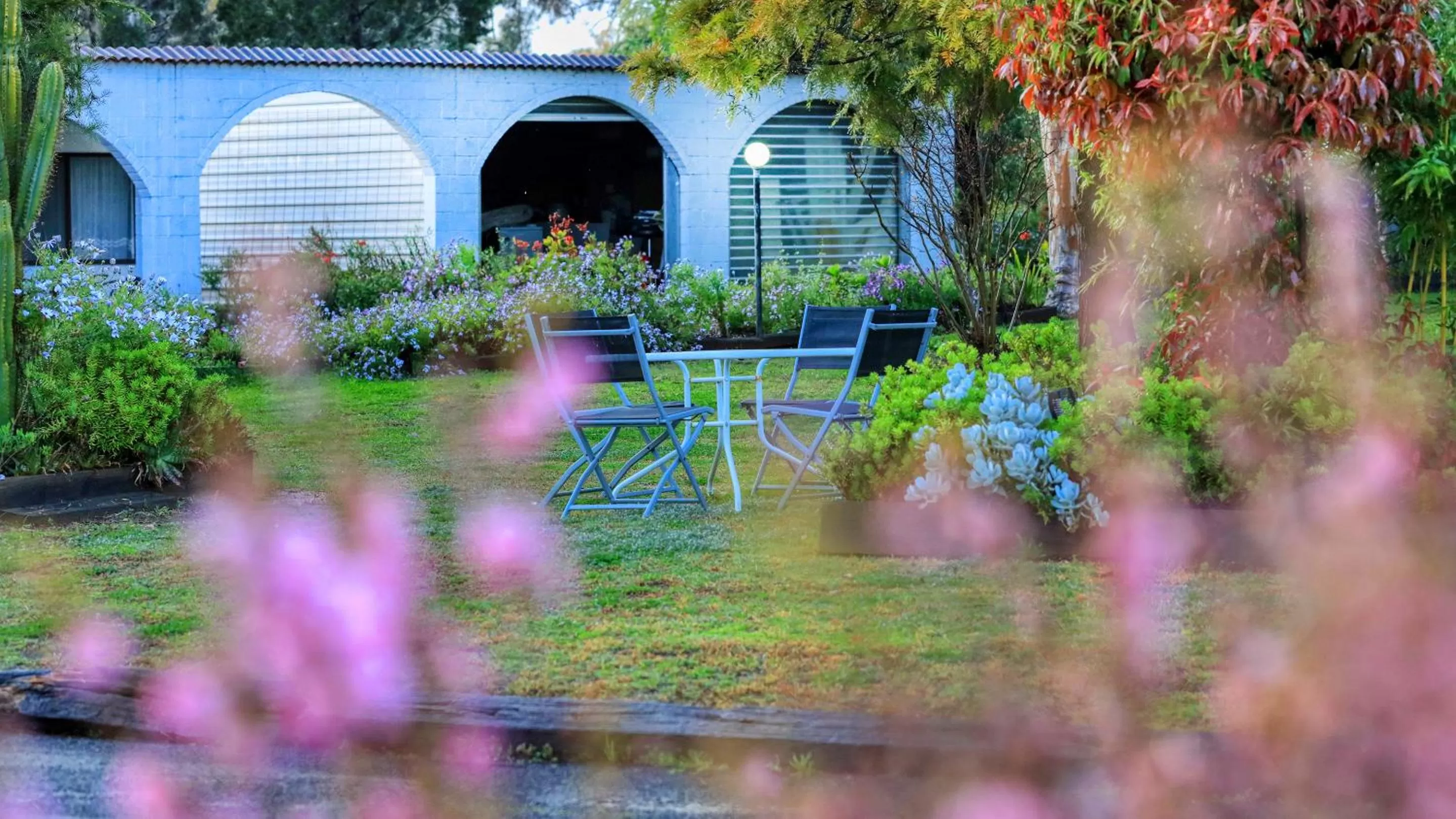 Seating area in Azalea Motel