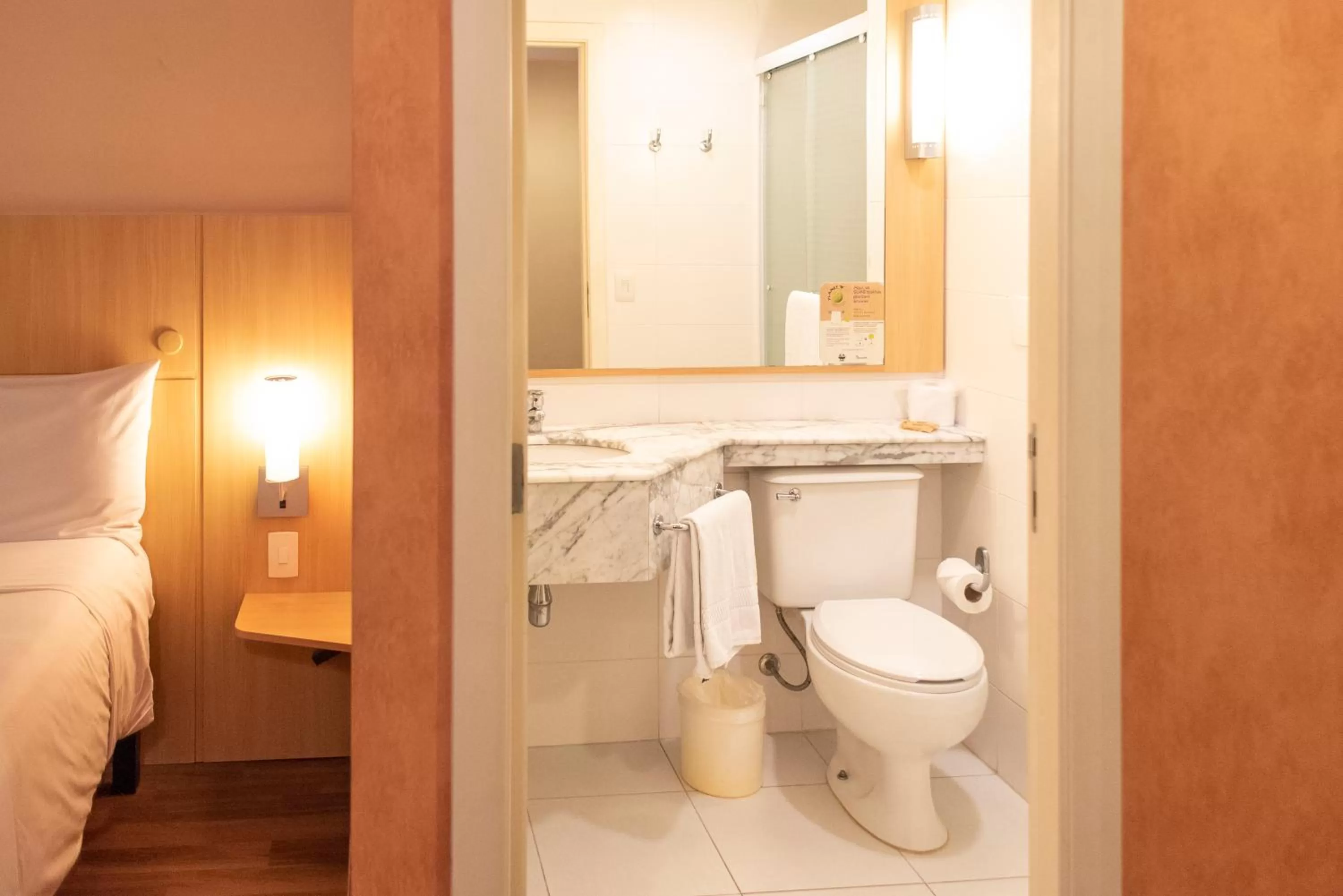 Bathroom in ibis Sao Paulo Barra Funda