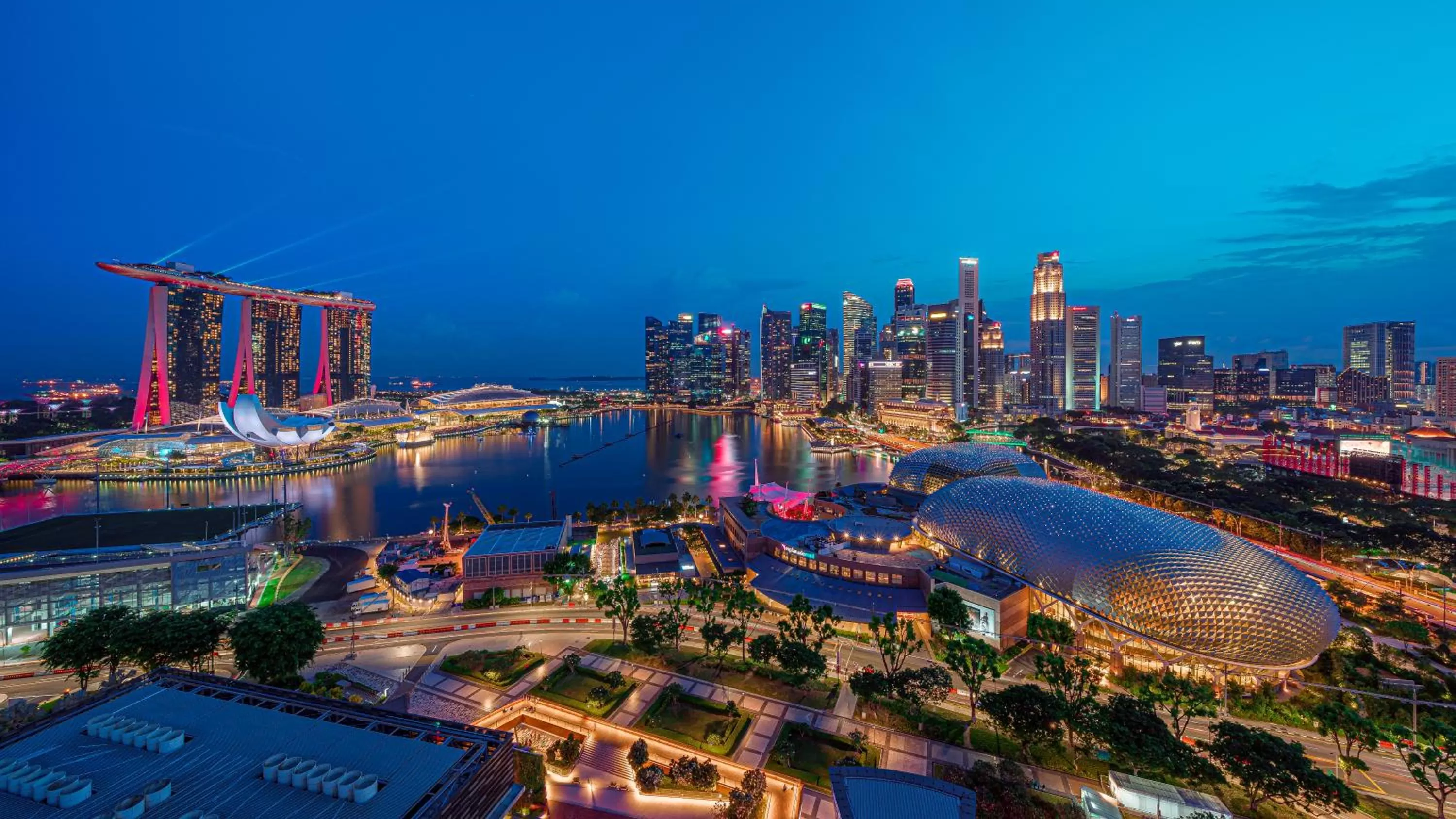 City view in PARKROYAL COLLECTION Marina Bay, Singapore