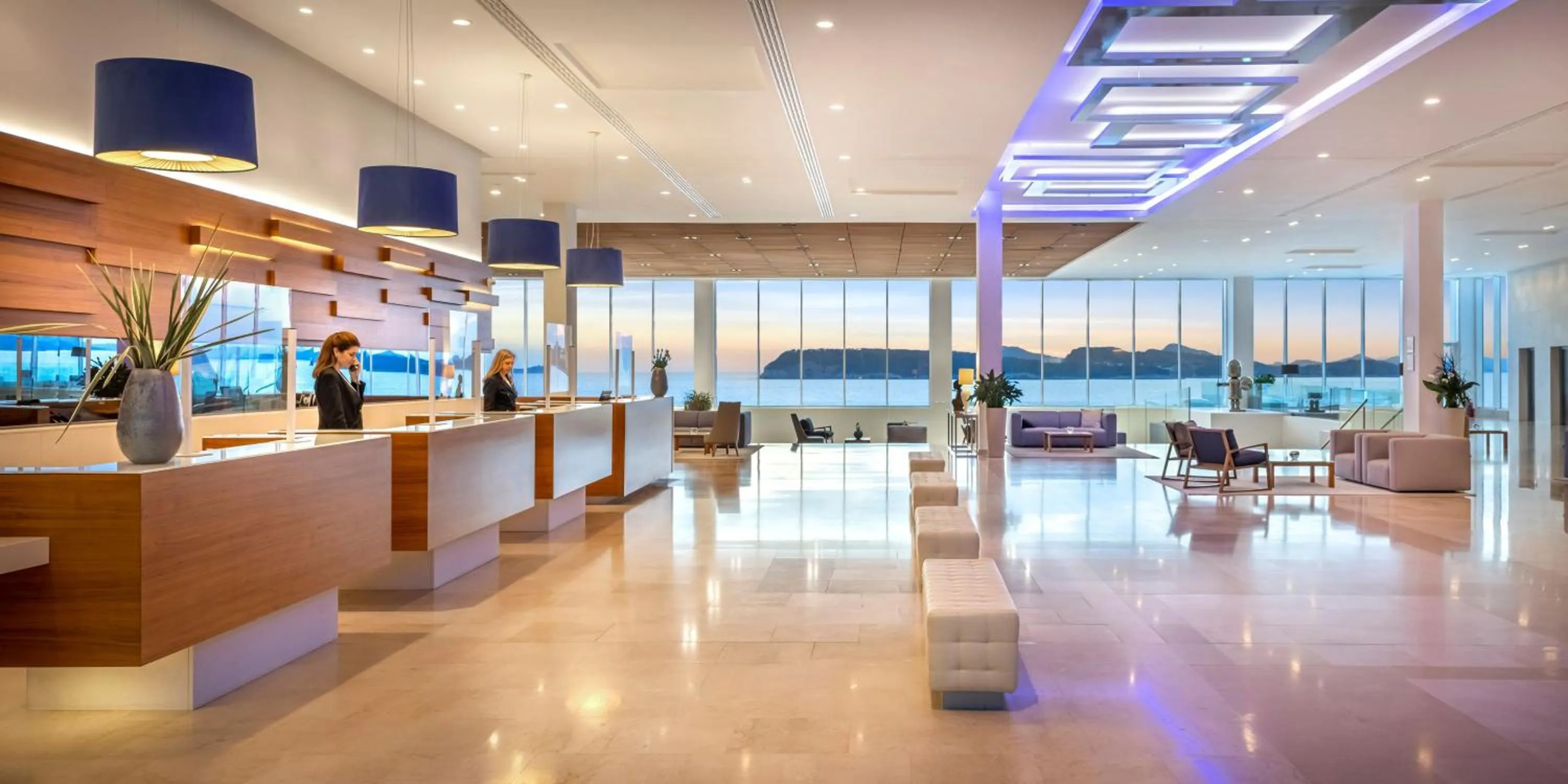 Lobby or reception in President Hotel, Valamar Collection