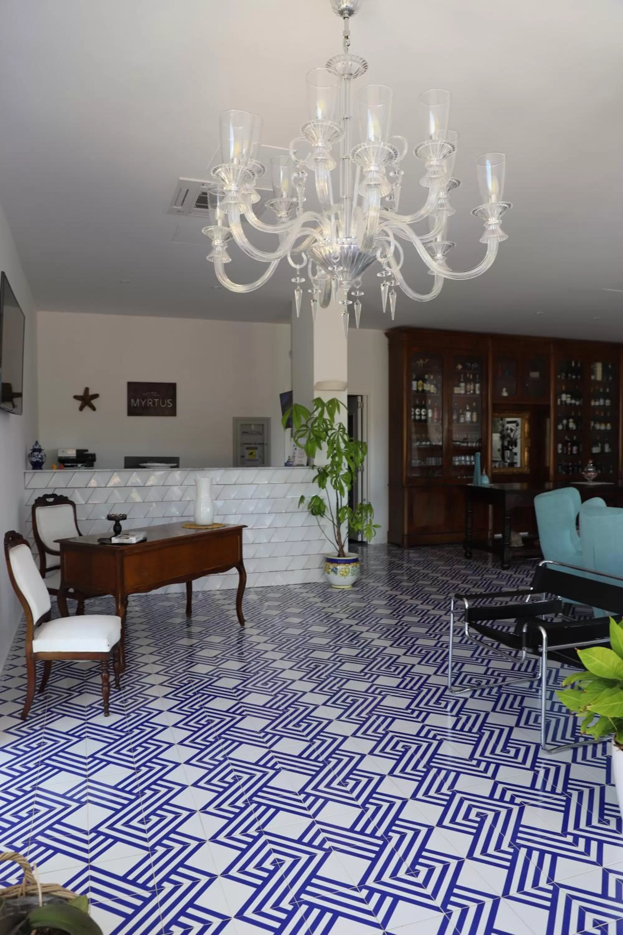 Lobby or reception in HOTEL MYRTUS
