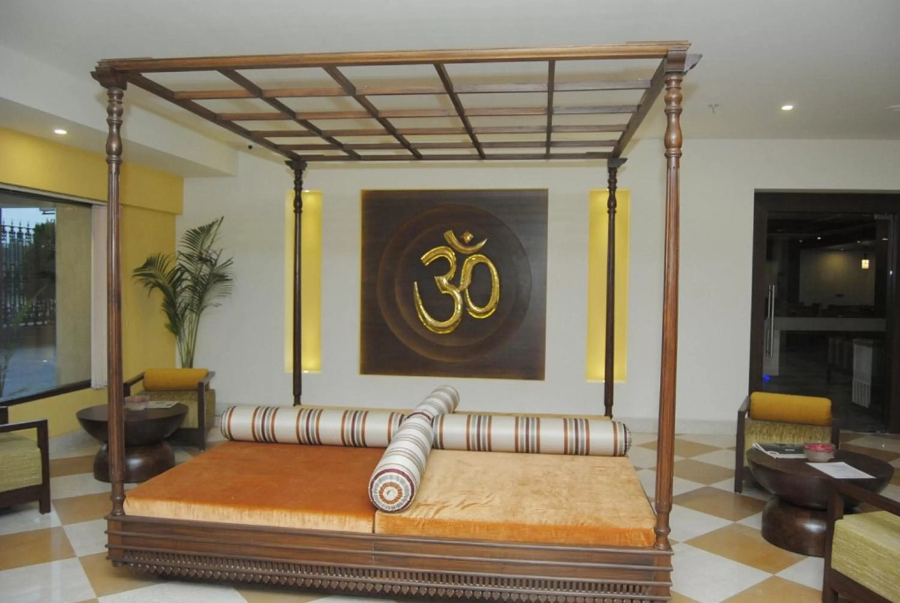 Seating area in Hotel Abigail Goradia's