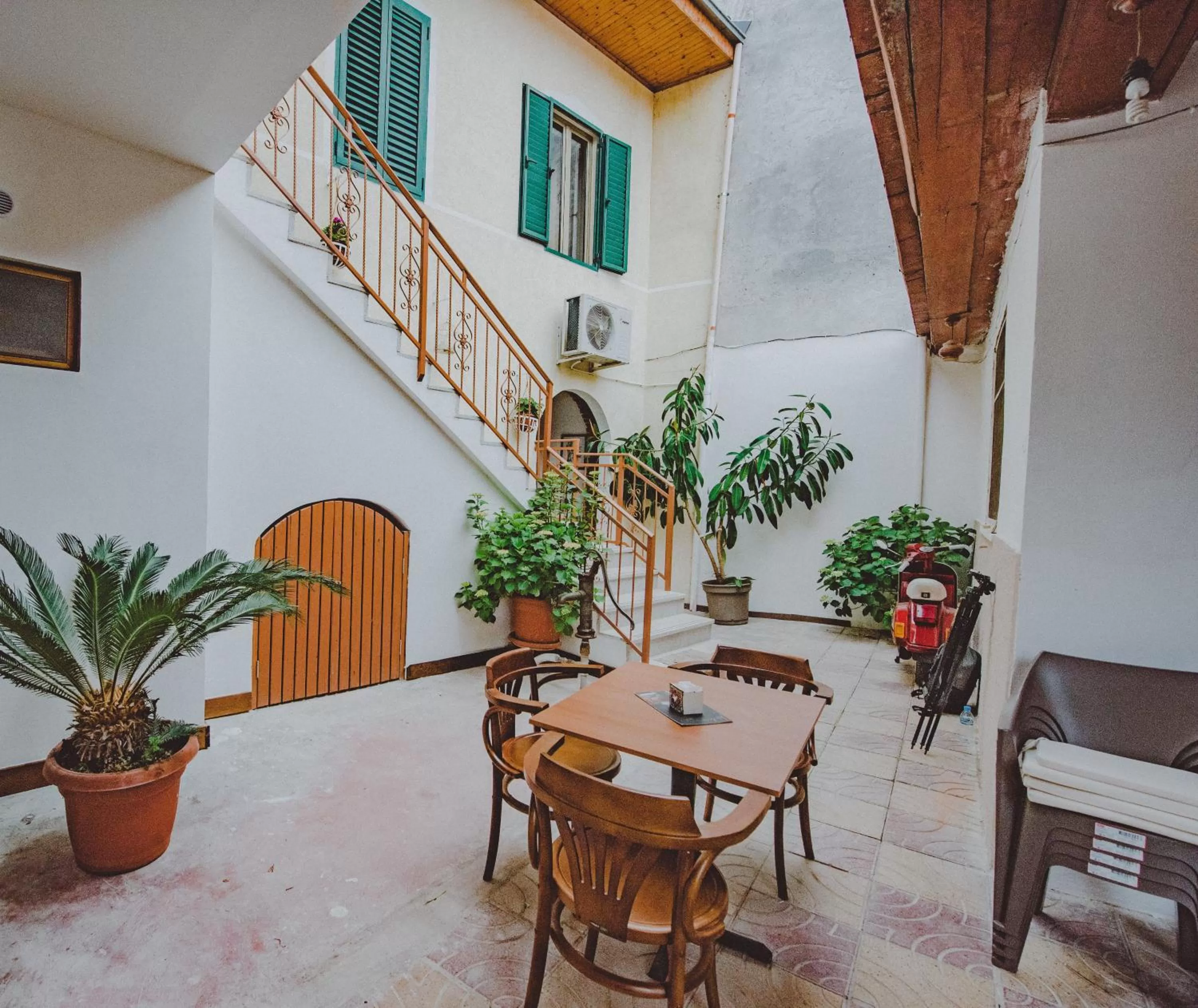 Patio in Hotel Loredano