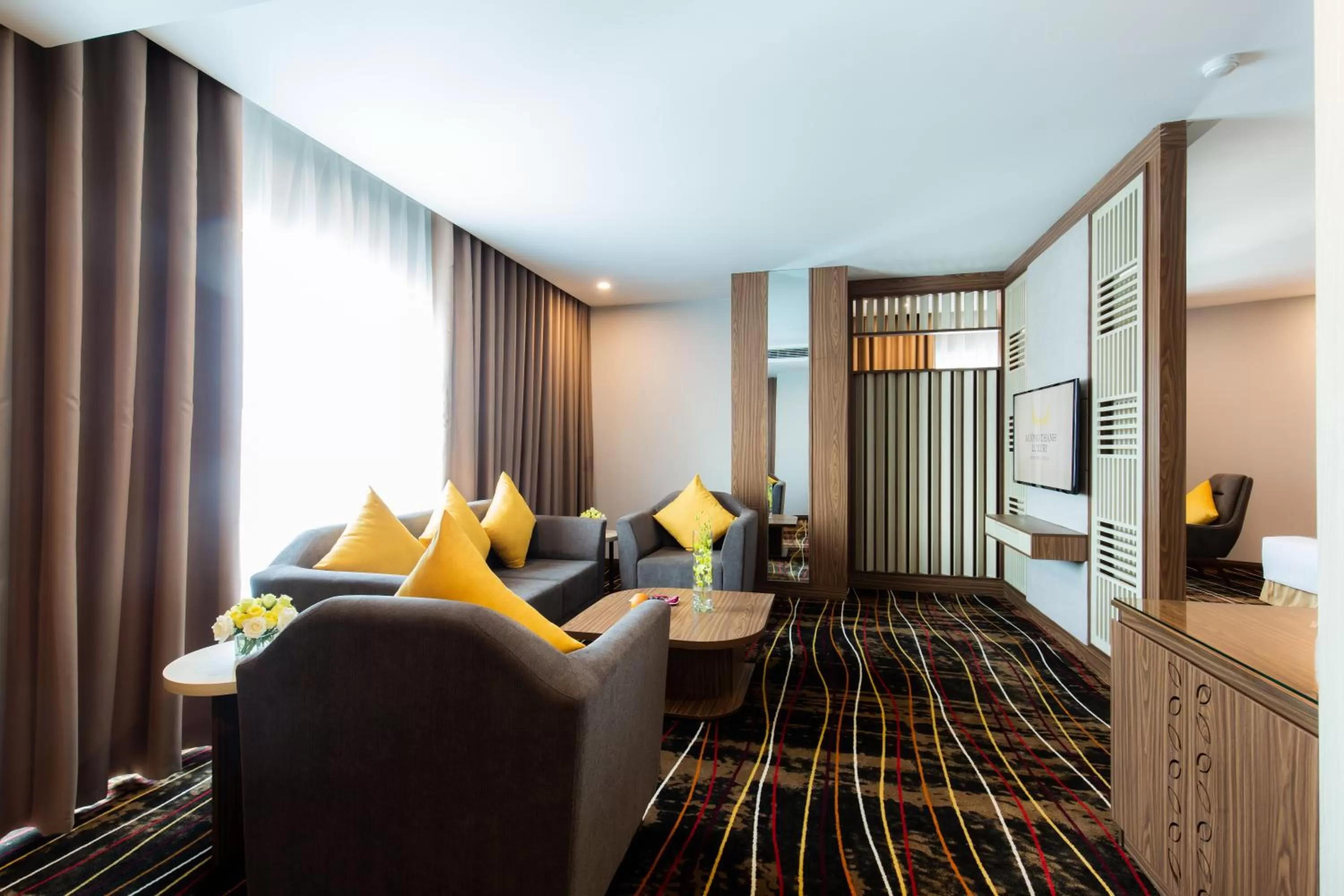 Living room in Muong Thanh Luxury Vien Trieu Nha Trang