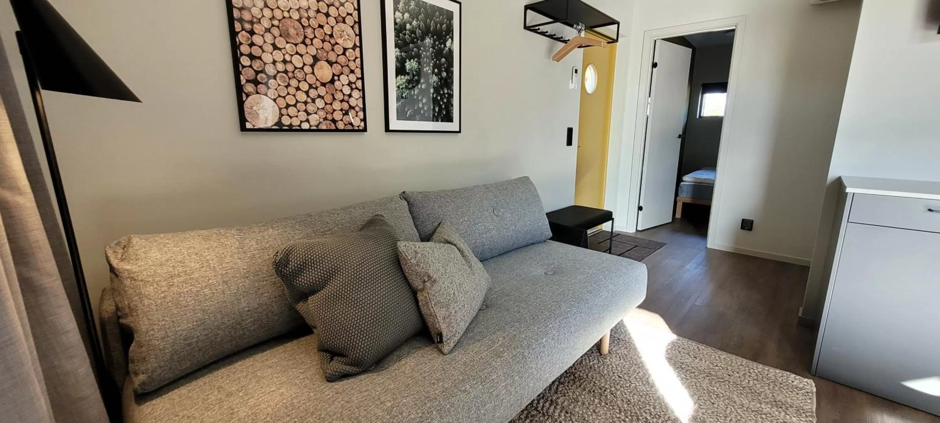 Living room in Halmstad Golfarena Hotell & Lägenheter