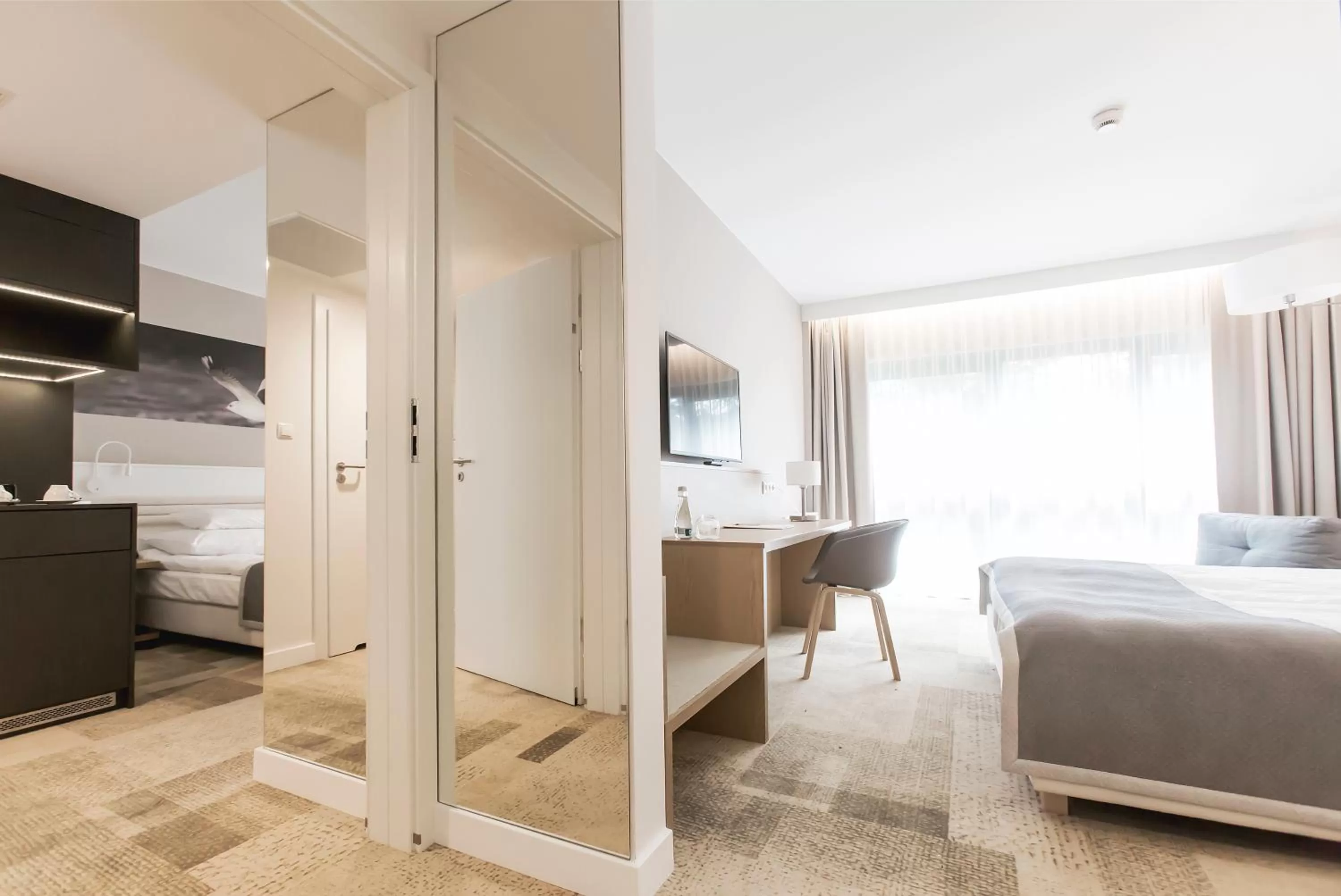 Coffee/tea facilities, Bed in Hotel Platan