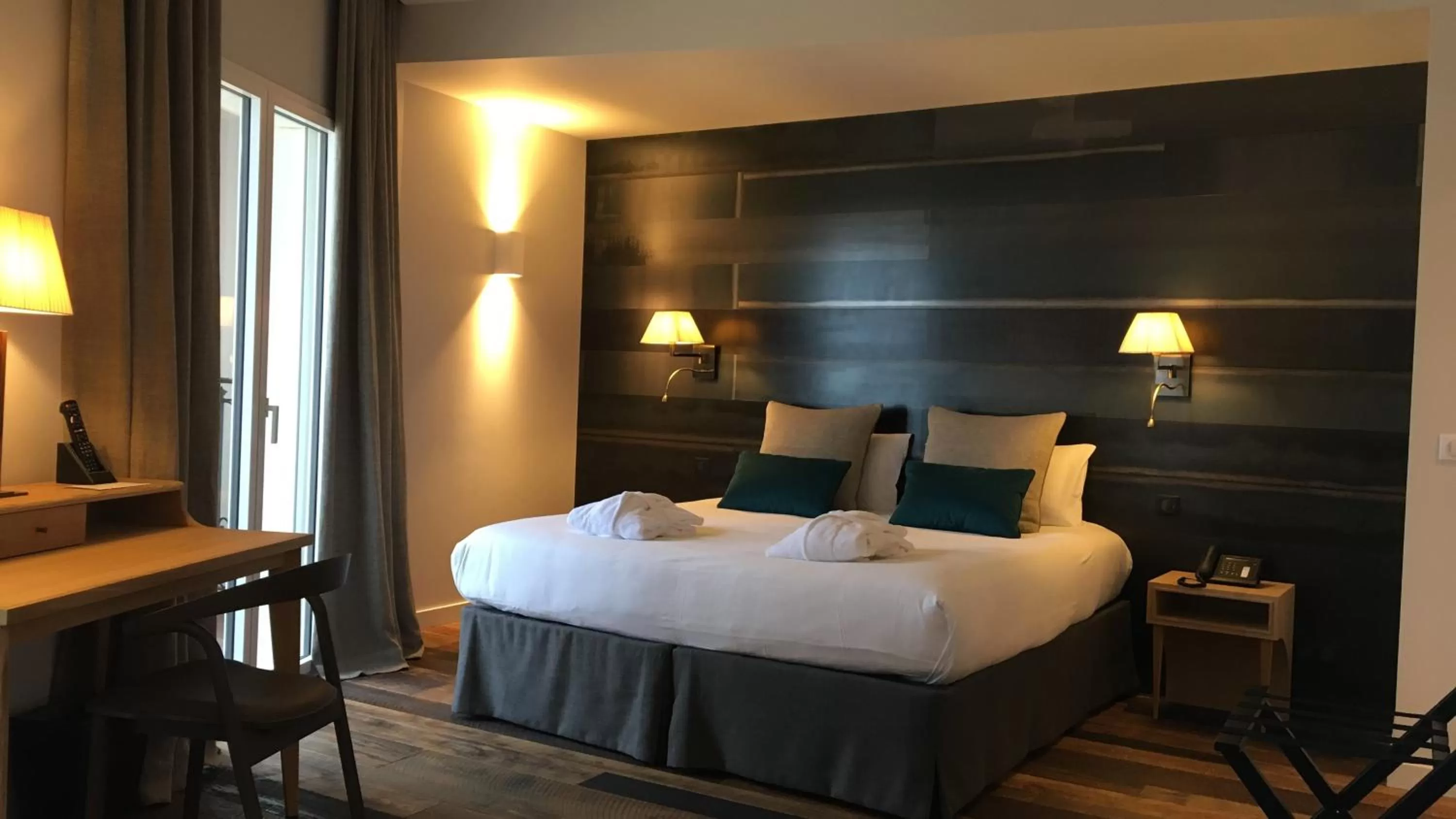 Photo of the whole room, Bed in Hôtel de la Plage - Saint Jean de Luz