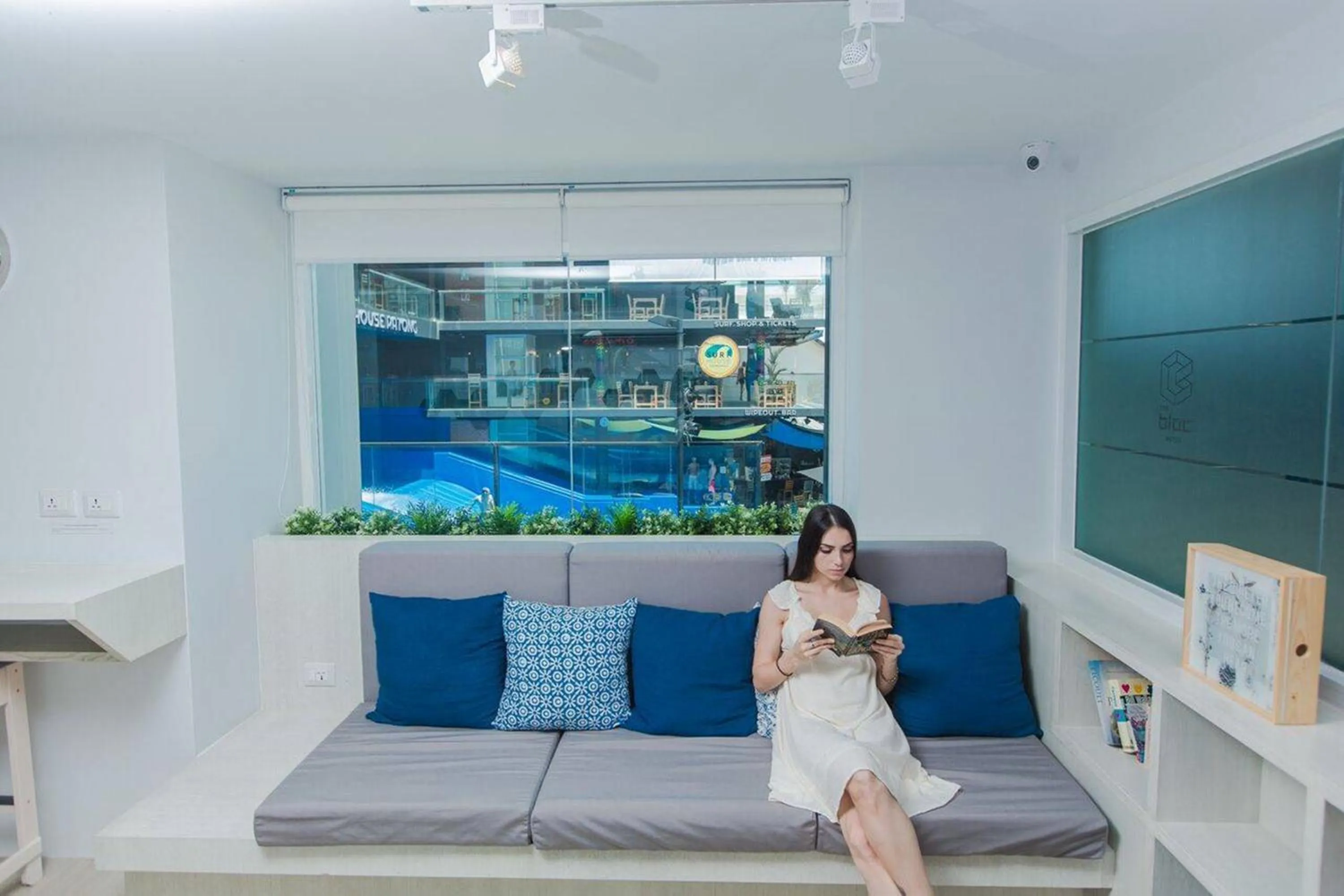 Library in The Bloc Hotel Phuket - SHA Extra Plus