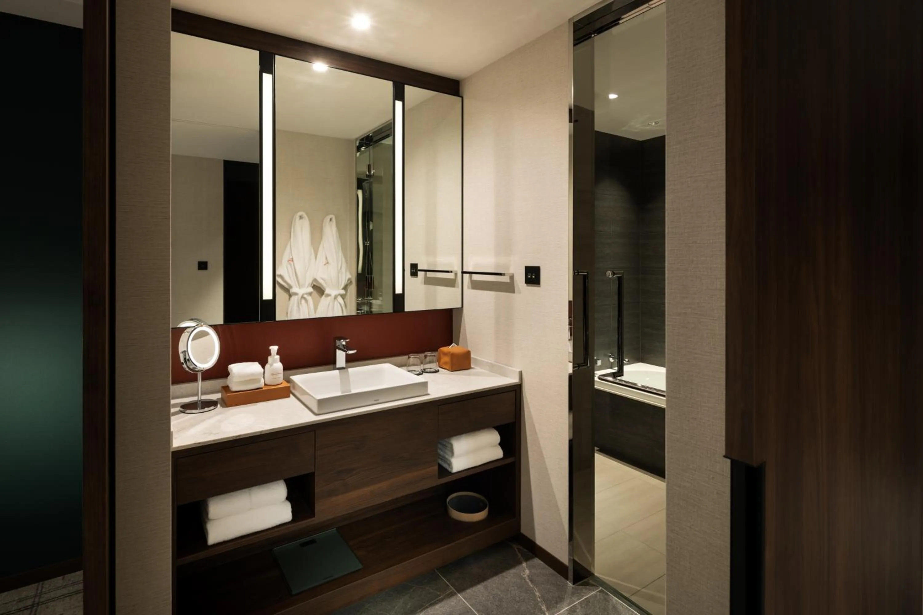 Bathroom in Fuji Speedway Hotel, in The Unbound Collection by Hyatt