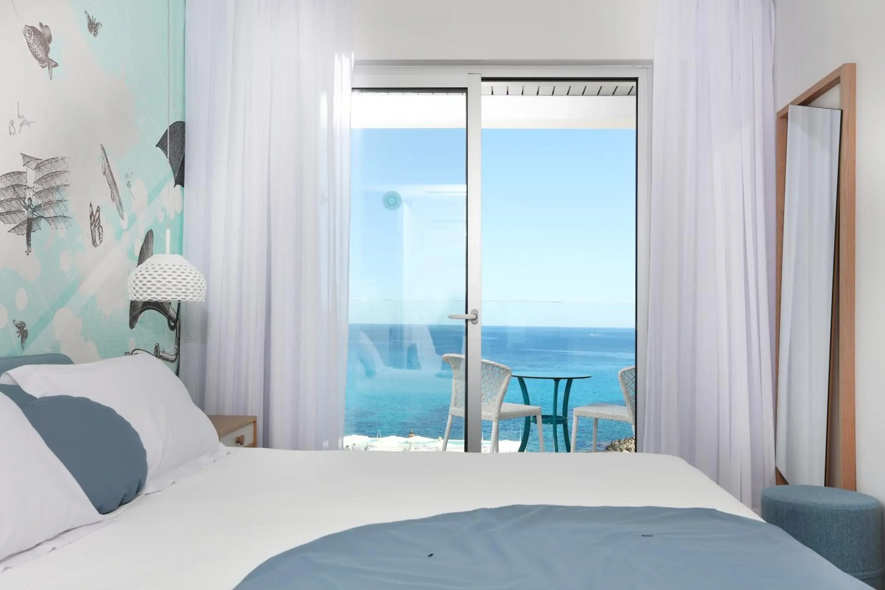 Superior Double or Twin Room with Sea View in Mar Azul Pur Estil Hotel & Spa - Adults only Superior Double or Twin Room with Sea View in Mar Azul Pur Estil Hotel & Spa - Adults only
