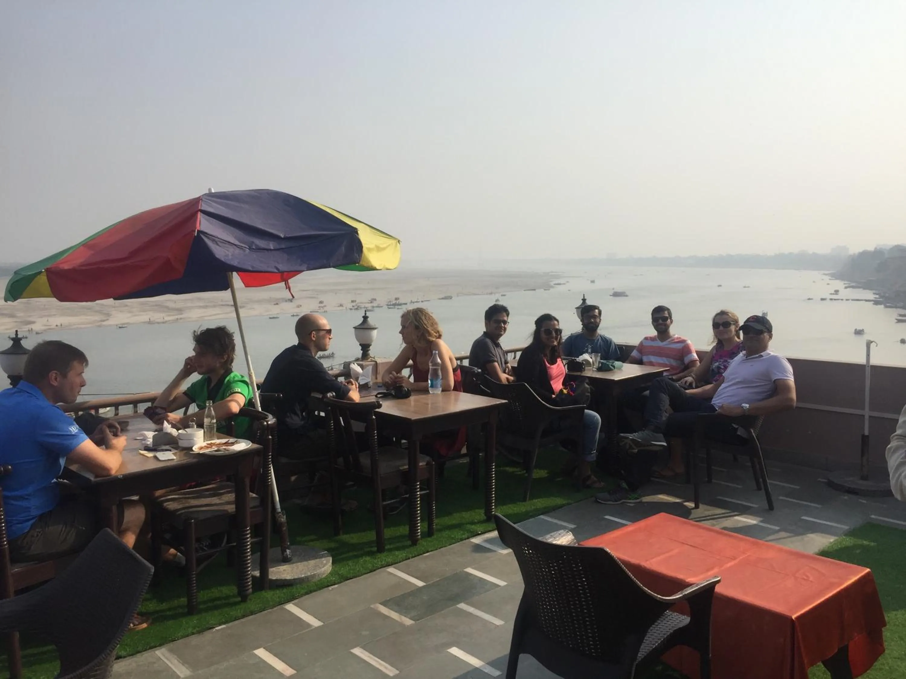 Food and drinks in Hotel Sita (place on the heritage ghats of benaras)