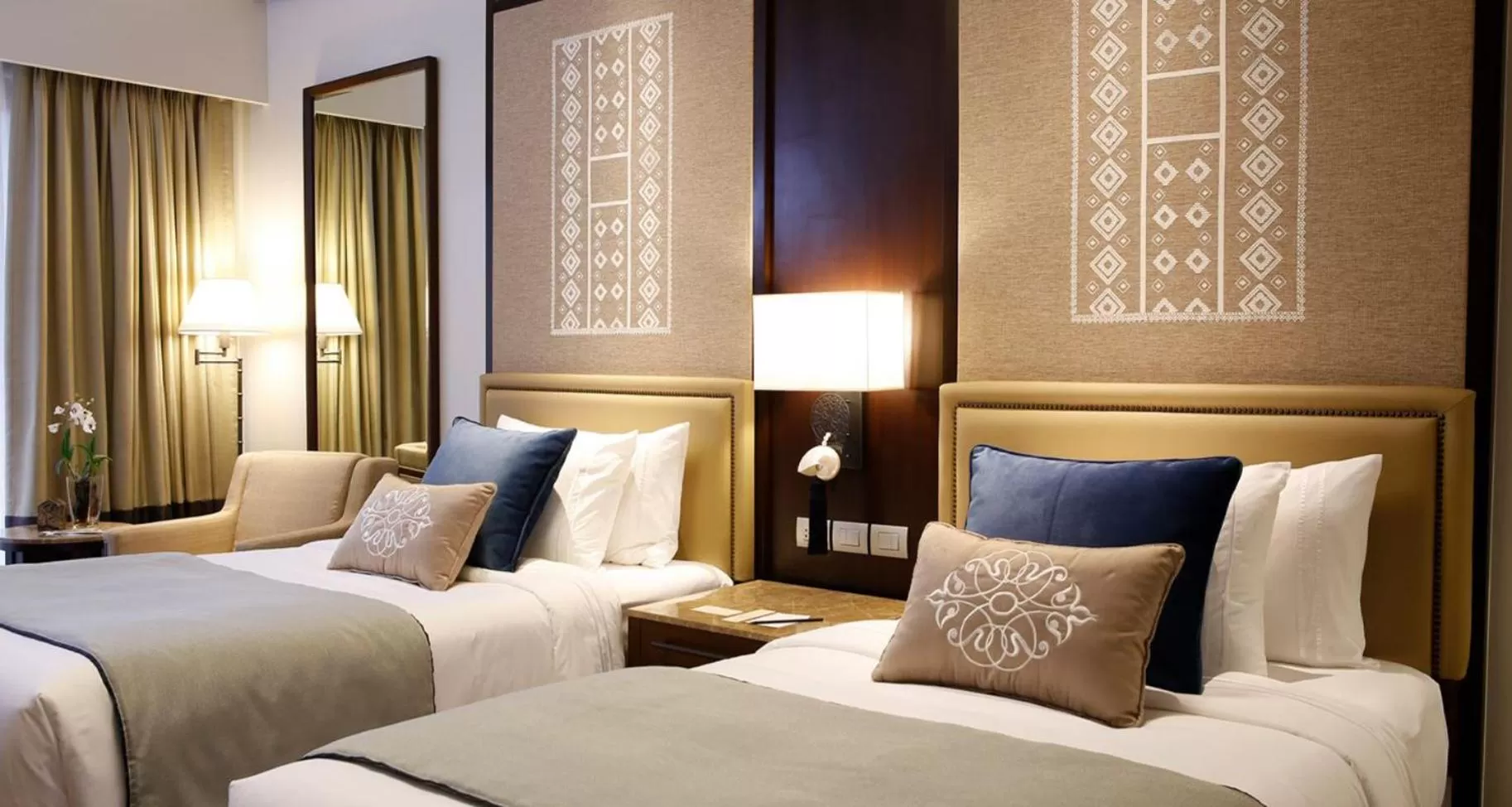 Bed in Anya Resort Tagaytay