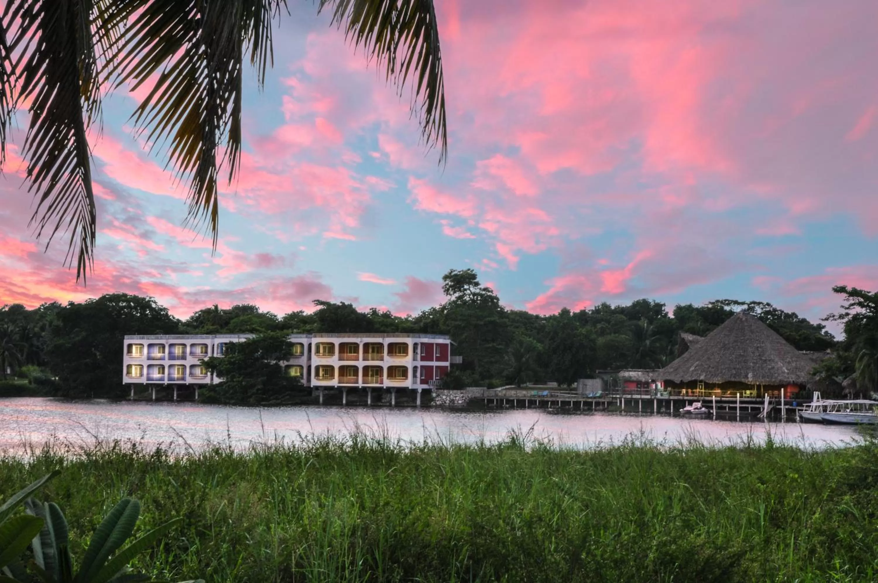 Property building in Lamanai Hotel & Marina