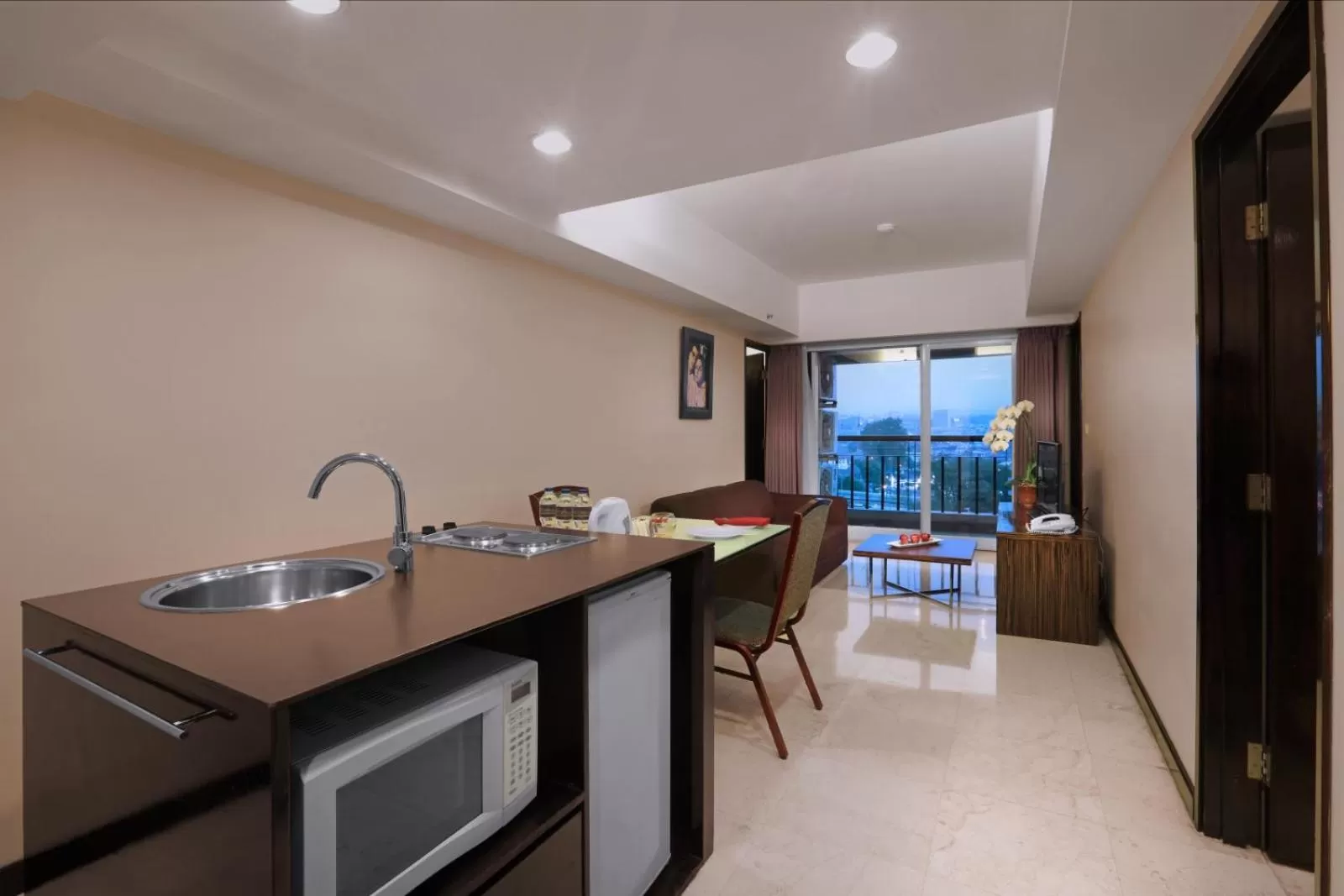 Living room in Grand Dafam Braga Bandung